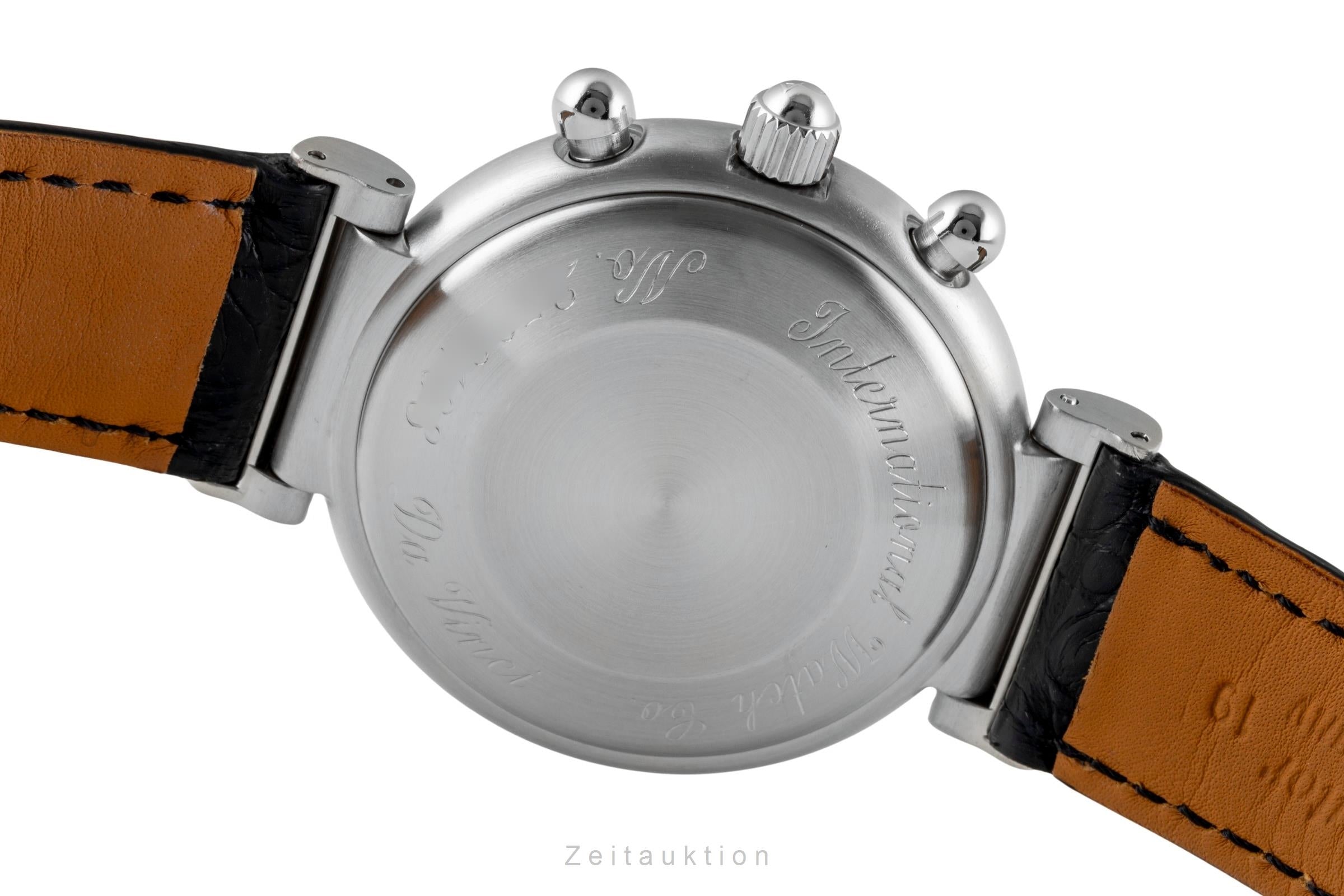 IWC Da Vinci cronógrafo acero automático reloj para caballeros IW375011  [2600675]