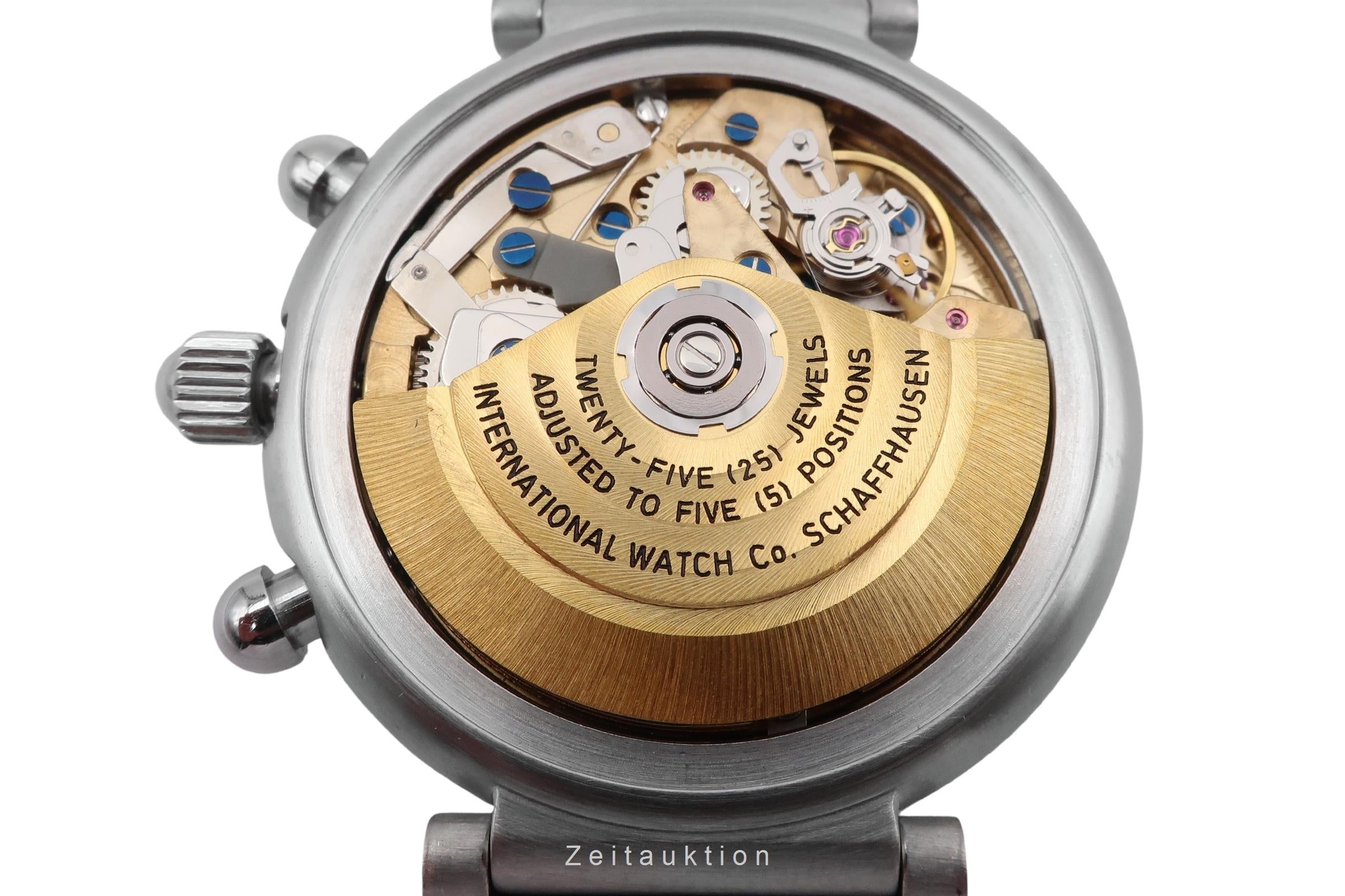 IWC Da Vinci cronógrafo acero automático reloj para caballeros IW375011  [2600675]