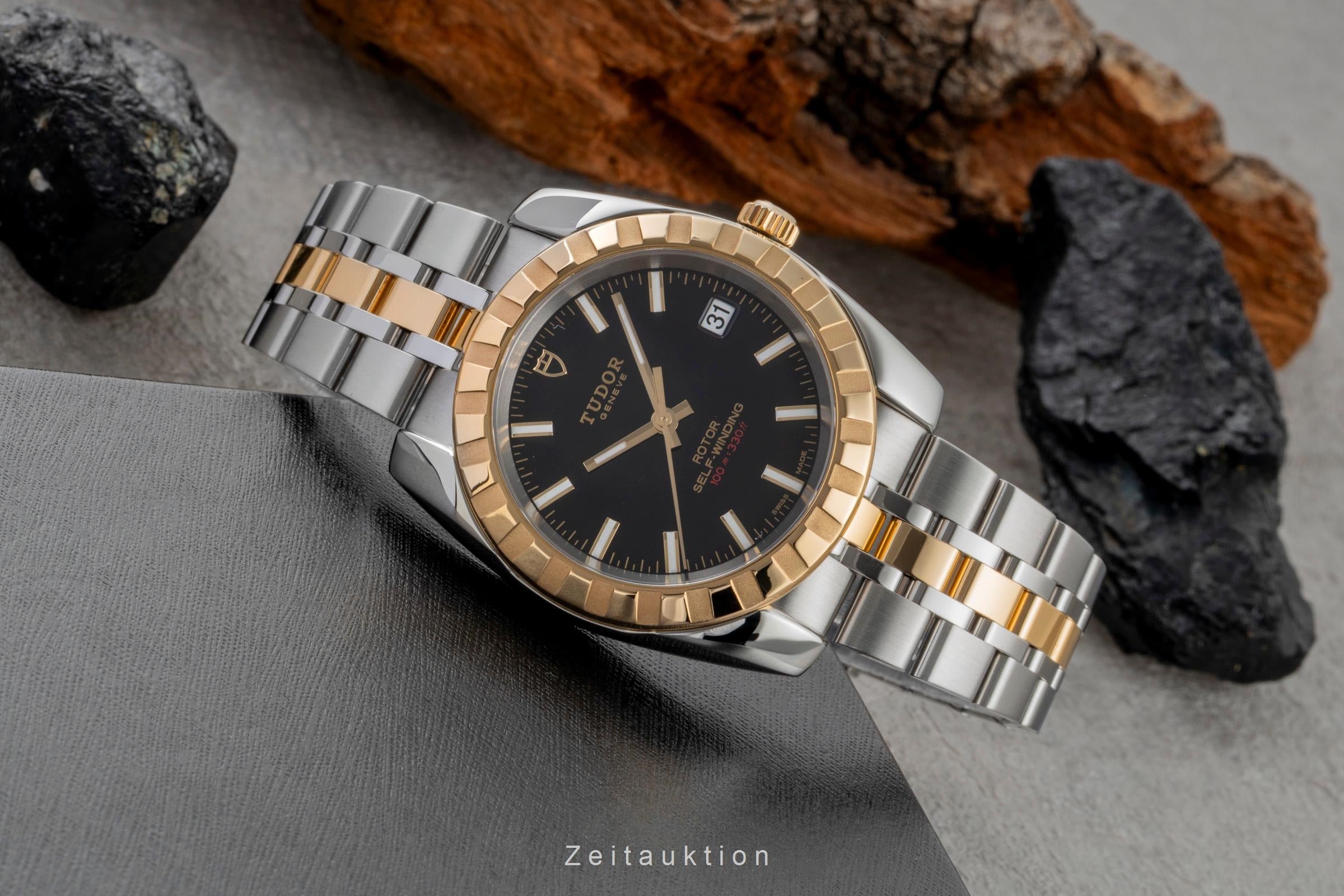 Tudor Classic Date steel / gold automatic men's watch 21013  [2600679]