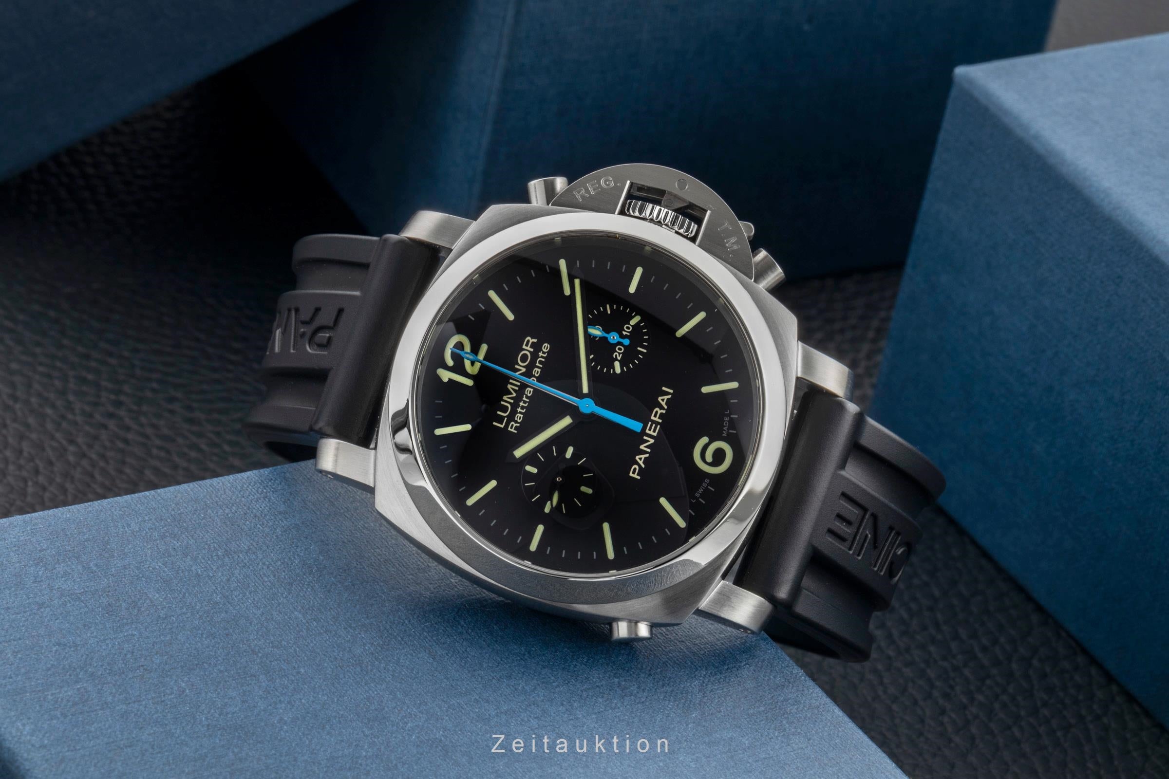 Panerai Luminor  chronograph steel automatic men's watch PAM00362  [2600684]