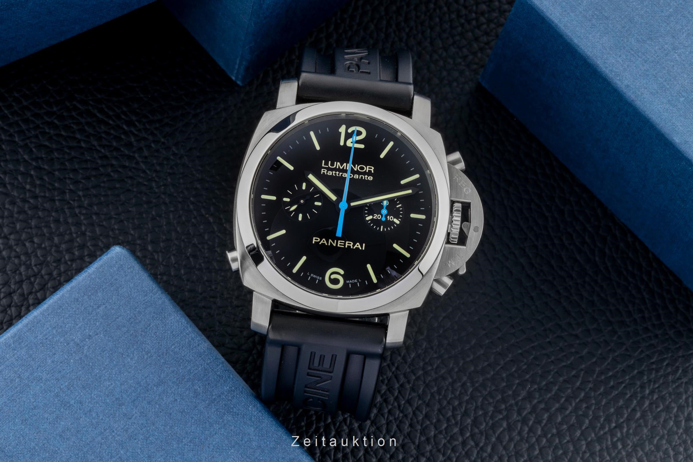 Panerai Luminor  chronograph steel automatic men's watch PAM00362  [2600684]