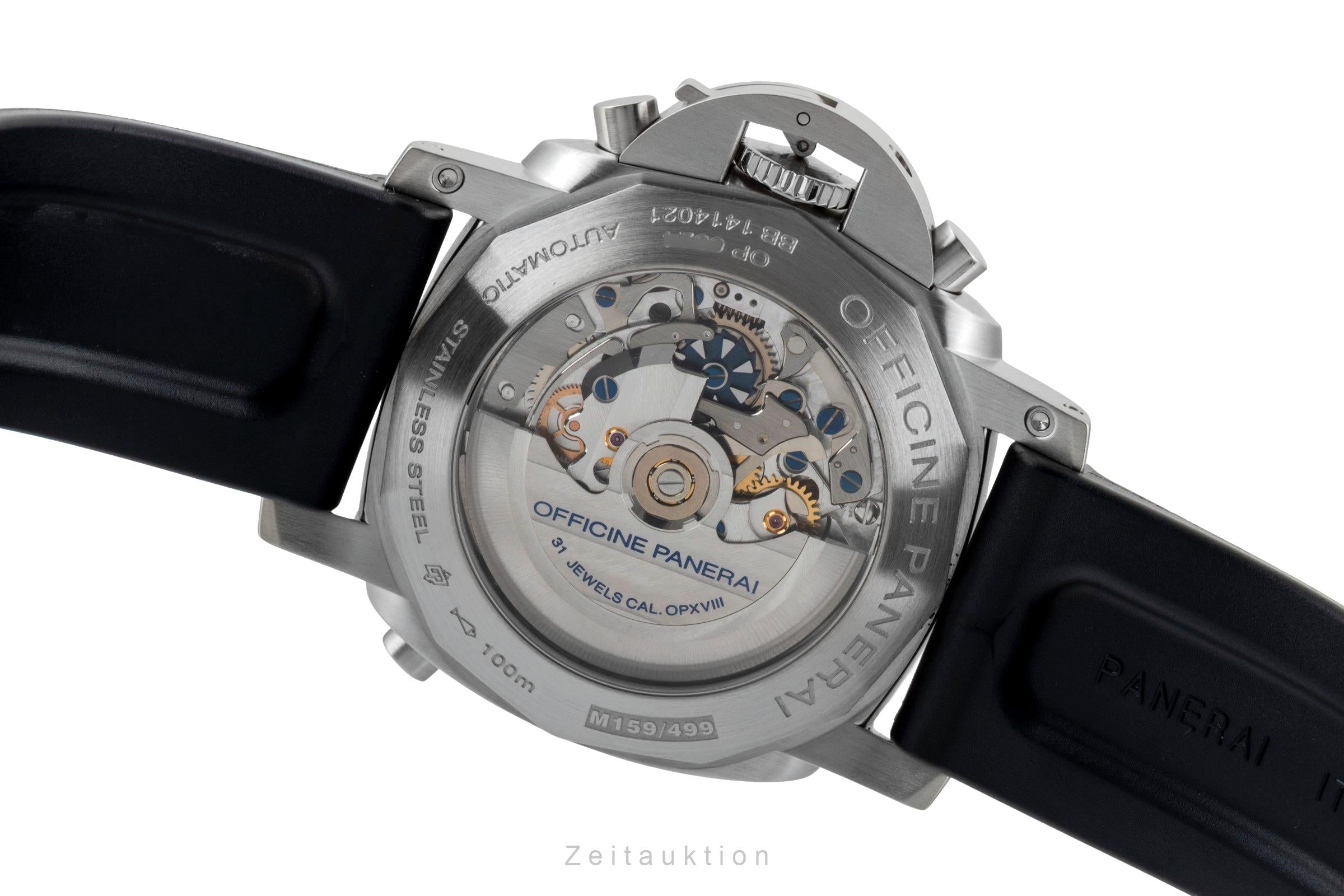 Panerai Luminor chronograph steel automatic Kal. OPXVIII Ref