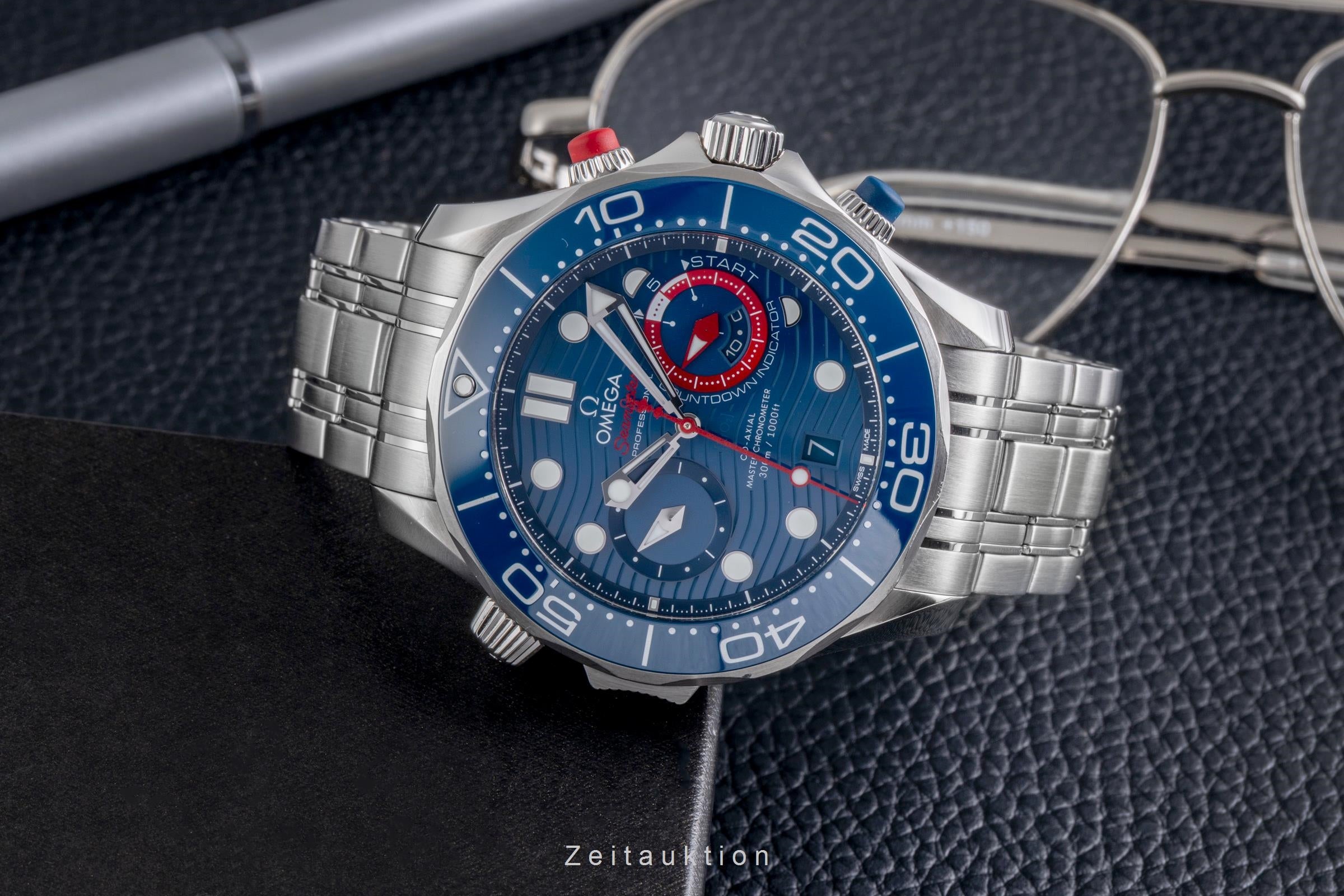 Omega Seamaster chronograph steel automatic men's watch 210.30.44.51.03.002  [2600686]