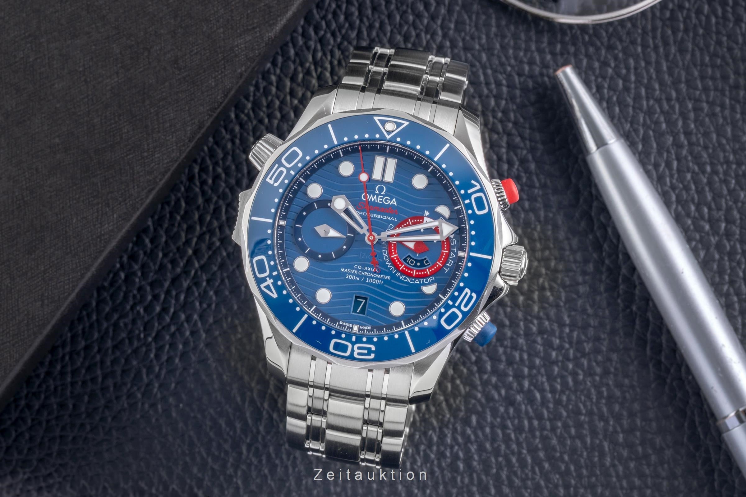 Omega Seamaster chronograph steel automatic men's watch 210.30.44.51.03.002  [2600686]
