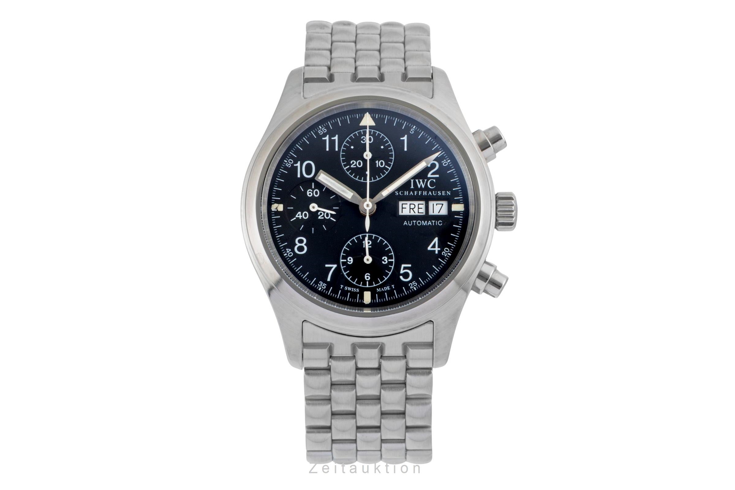 IWC Fliegerchronograph chronographe acier automatique montre pour hommes IW370605  [2600687]