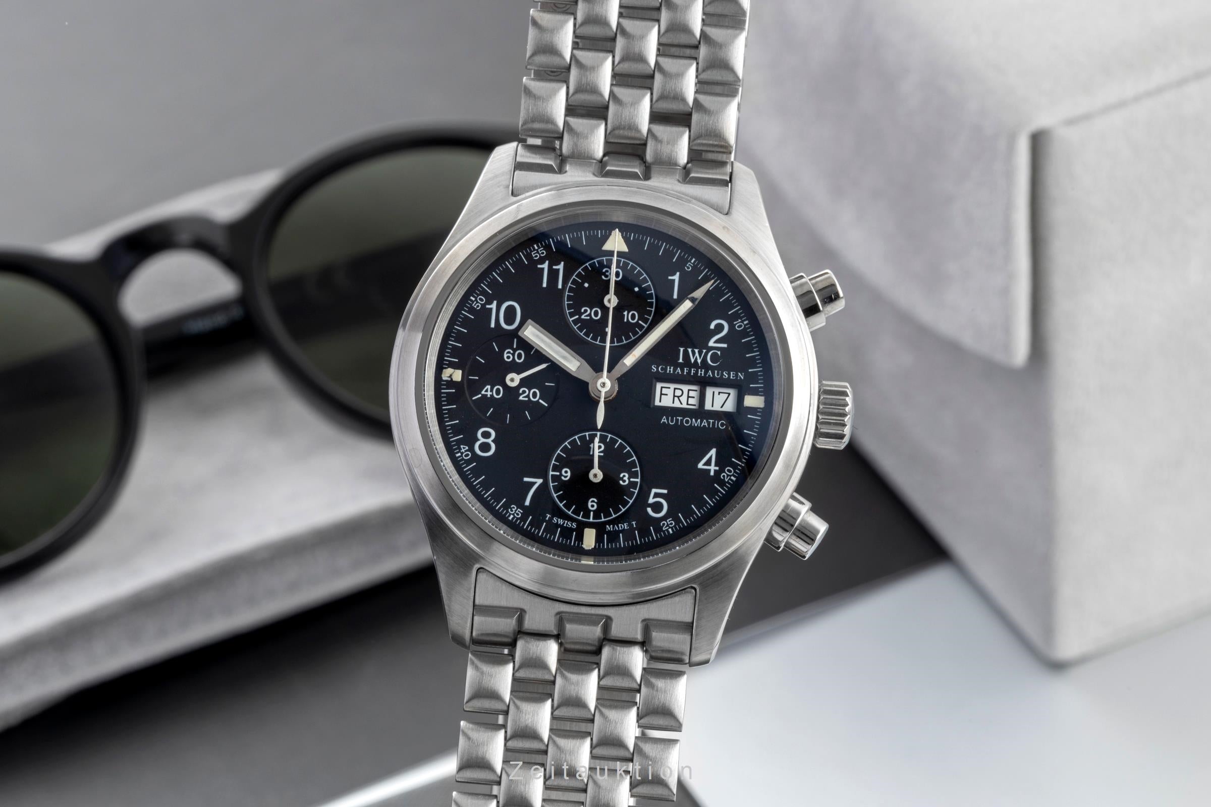 IWC Fliegerchronograph chronograph steel automatic men's watch IW370605  [2600687]