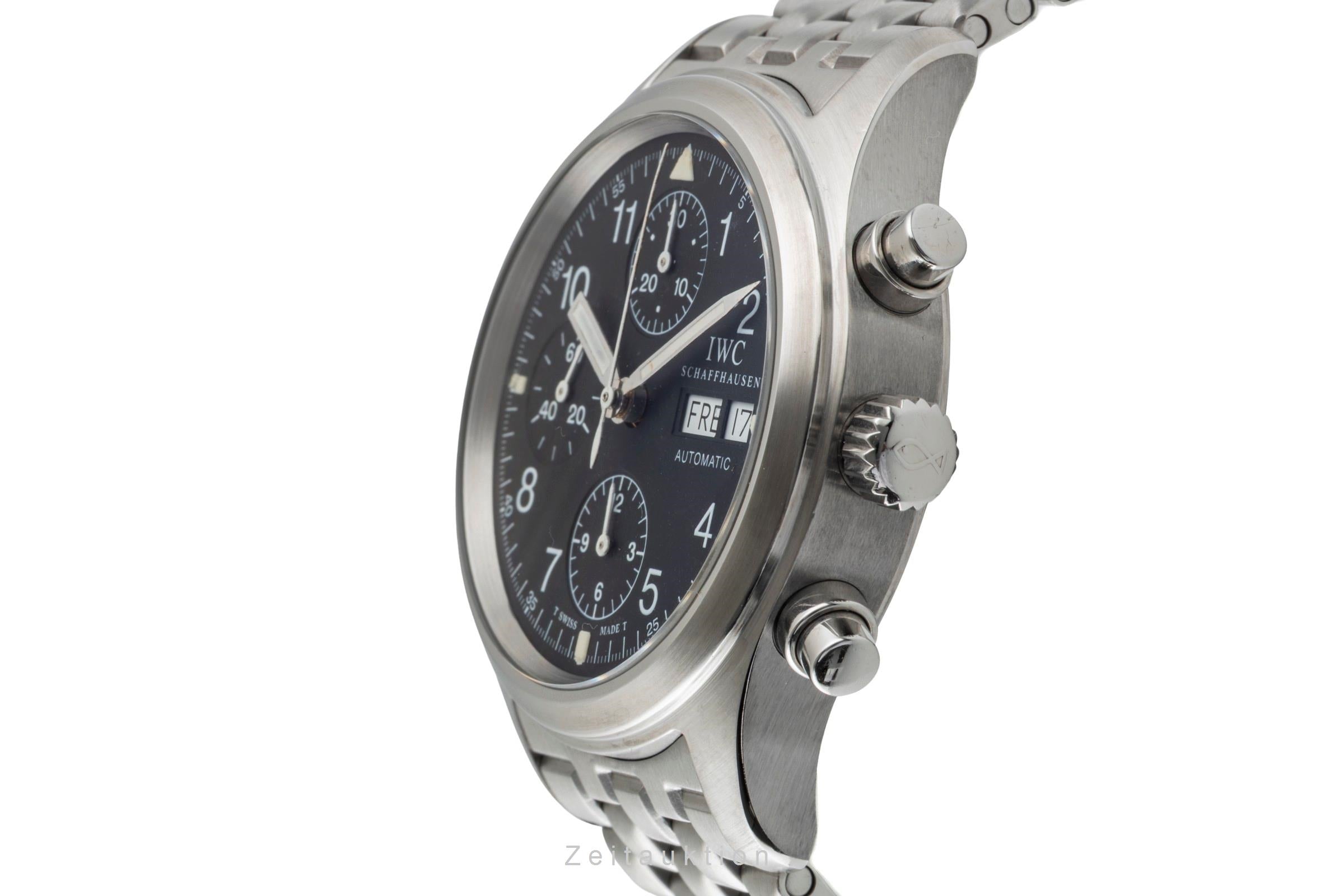 IWC Fliegerchronograph chronographe acier automatique montre pour hommes IW370605  [2600687]