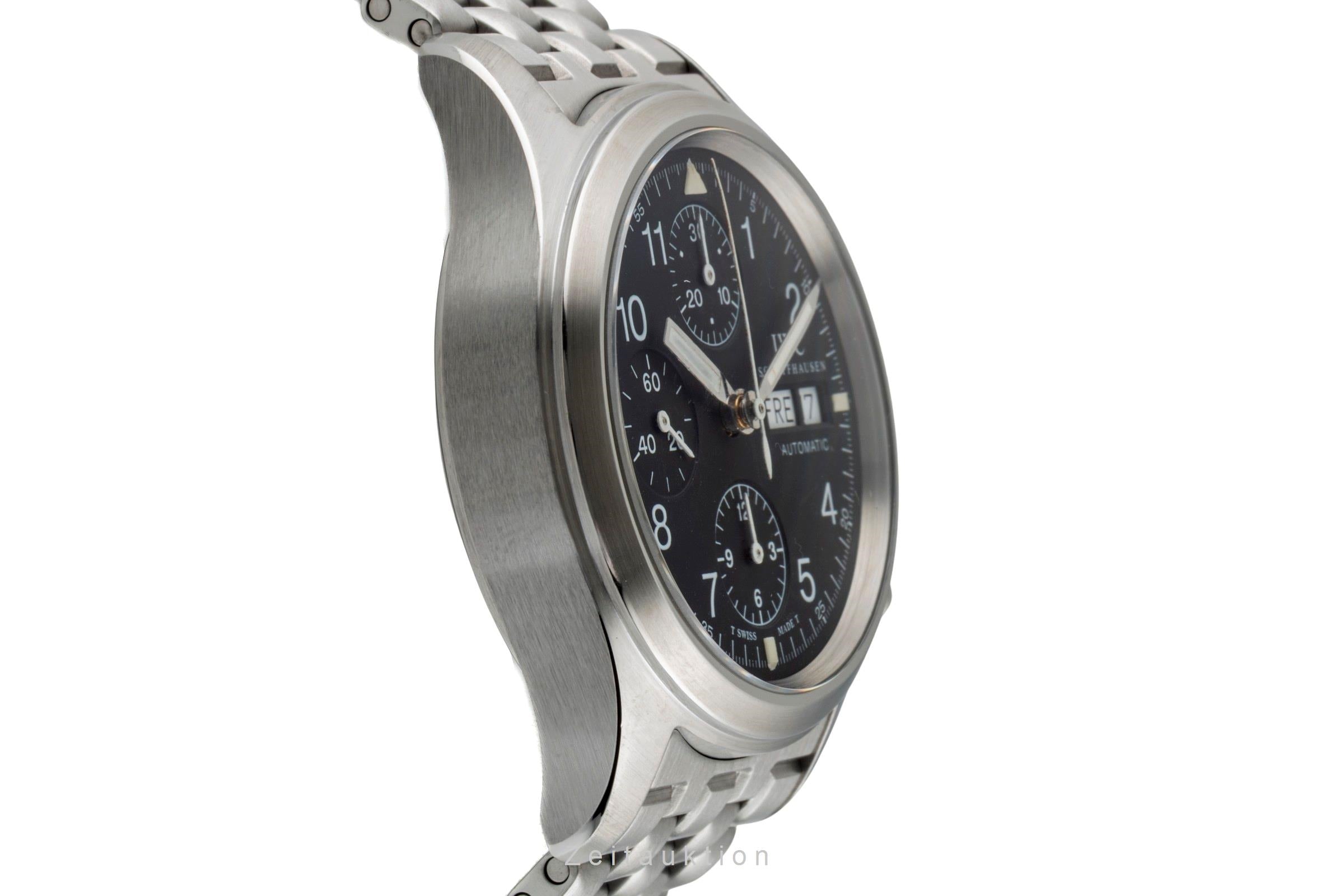 IWC Fliegerchronograph chronographe acier automatique montre pour hommes IW370605  [2600687]