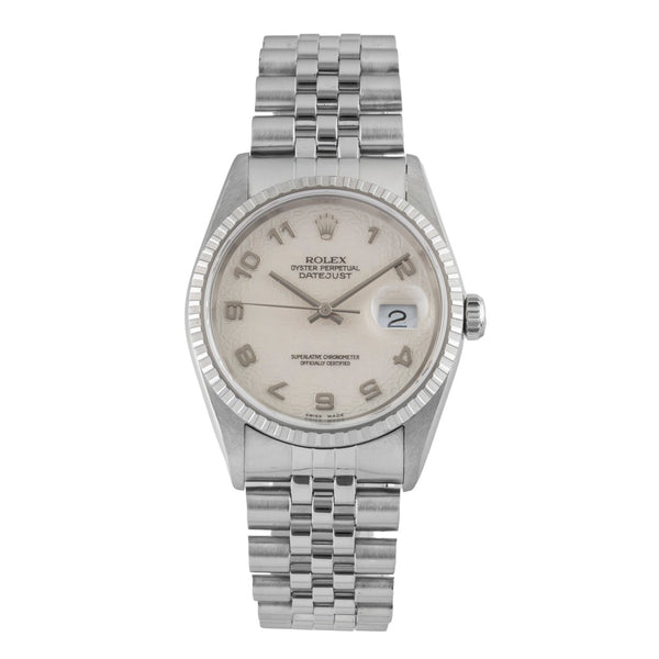 Rolex Datejust steel automatic men's watch 16220  [2600688]