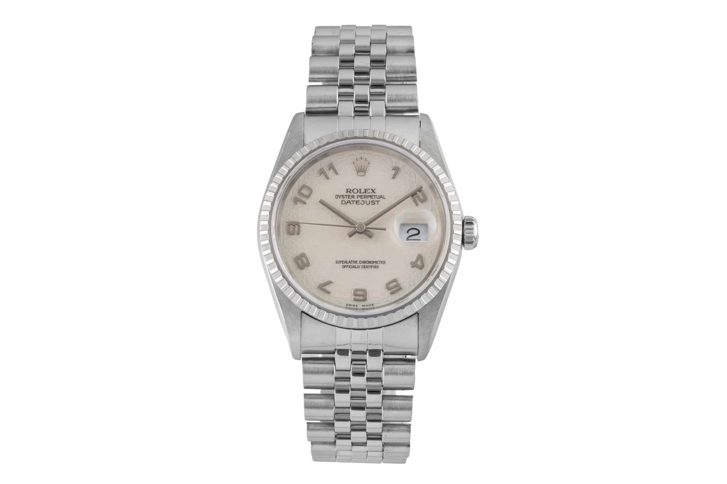 Rolex Datejust steel automatic men's watch 16220  [2600688]