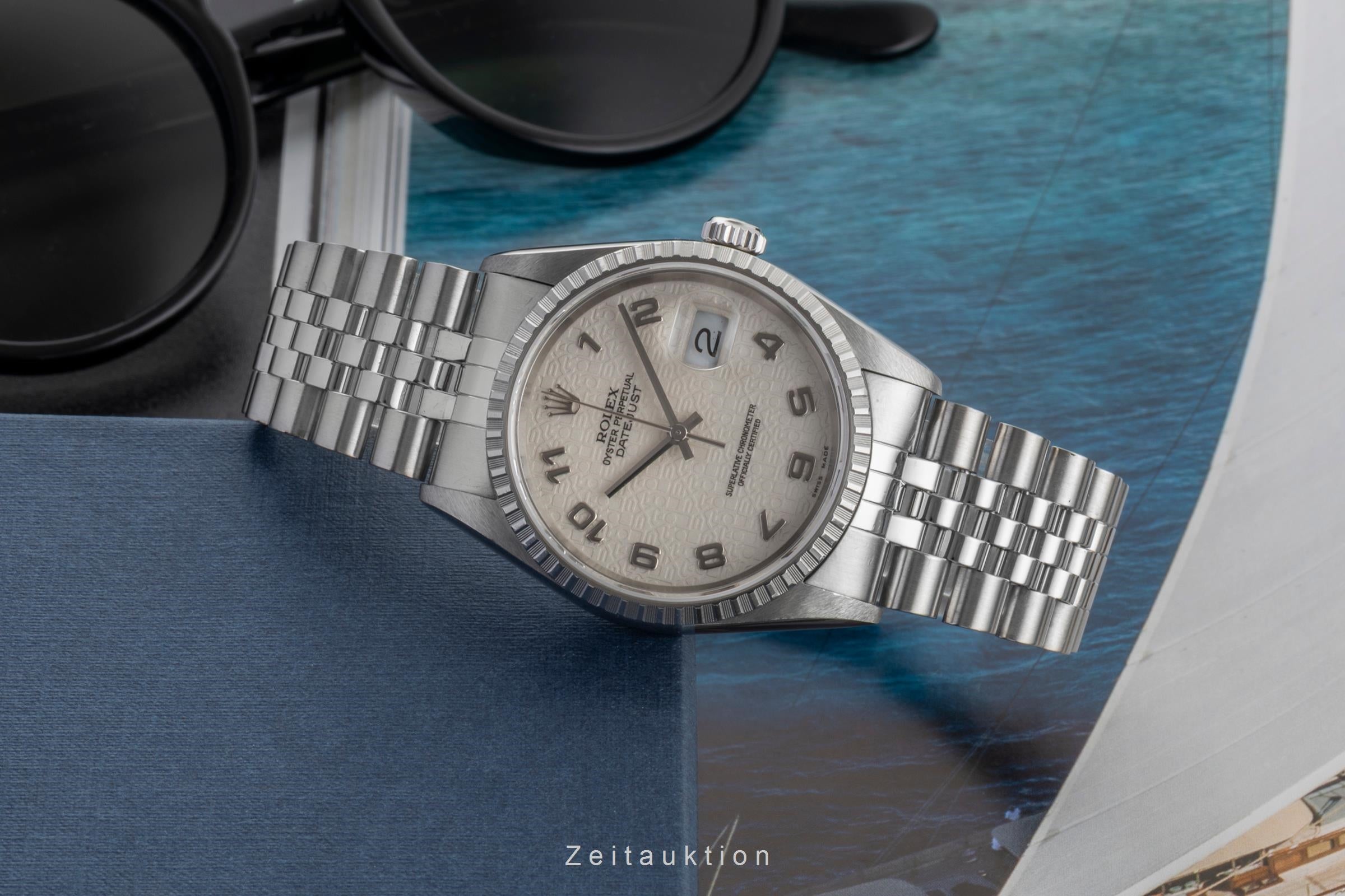 Rolex Datejust steel automatic men's watch 16220  [2600688]