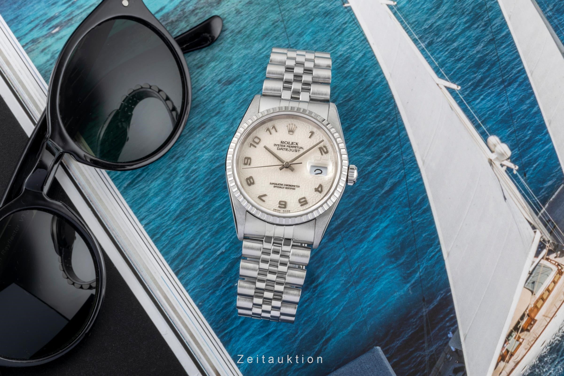 Rolex Datejust steel automatic men's watch 16220  [2600688]