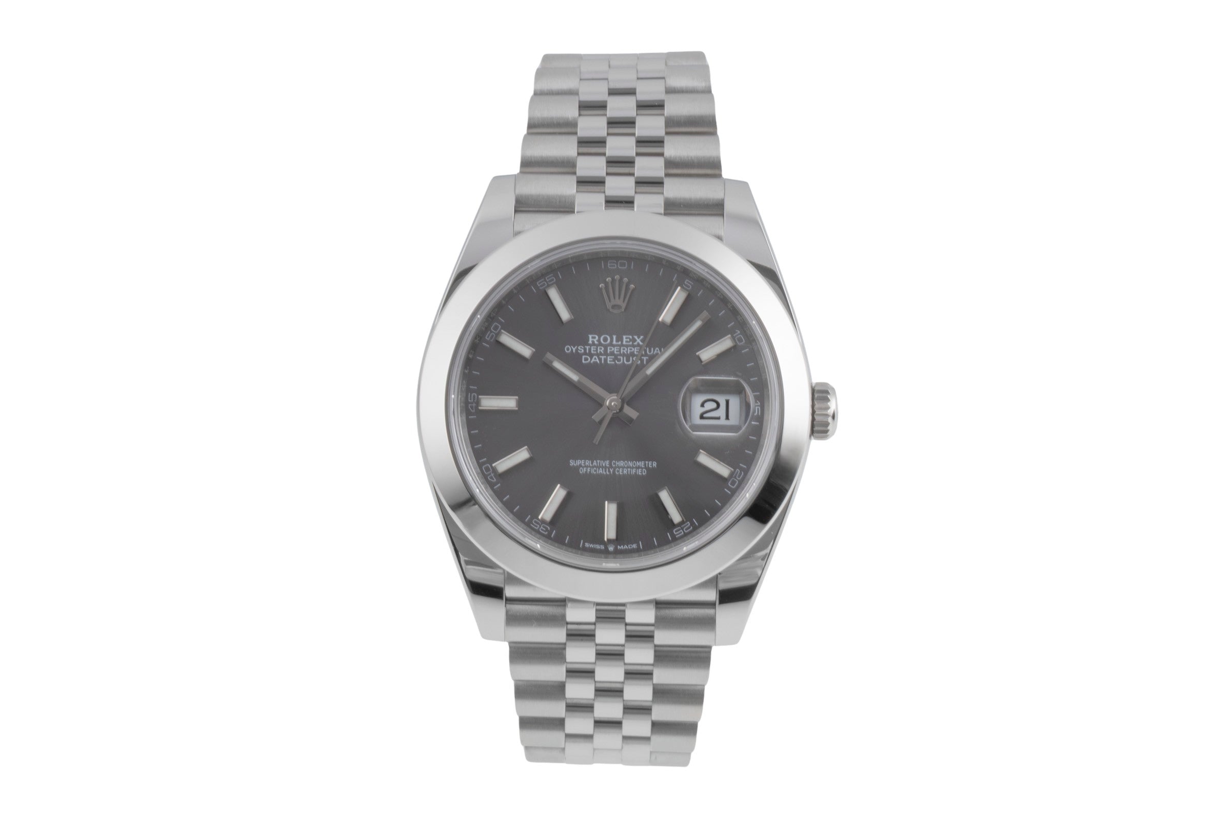 Rolex Datejust steel automatic men's watch 126300  [2600697]