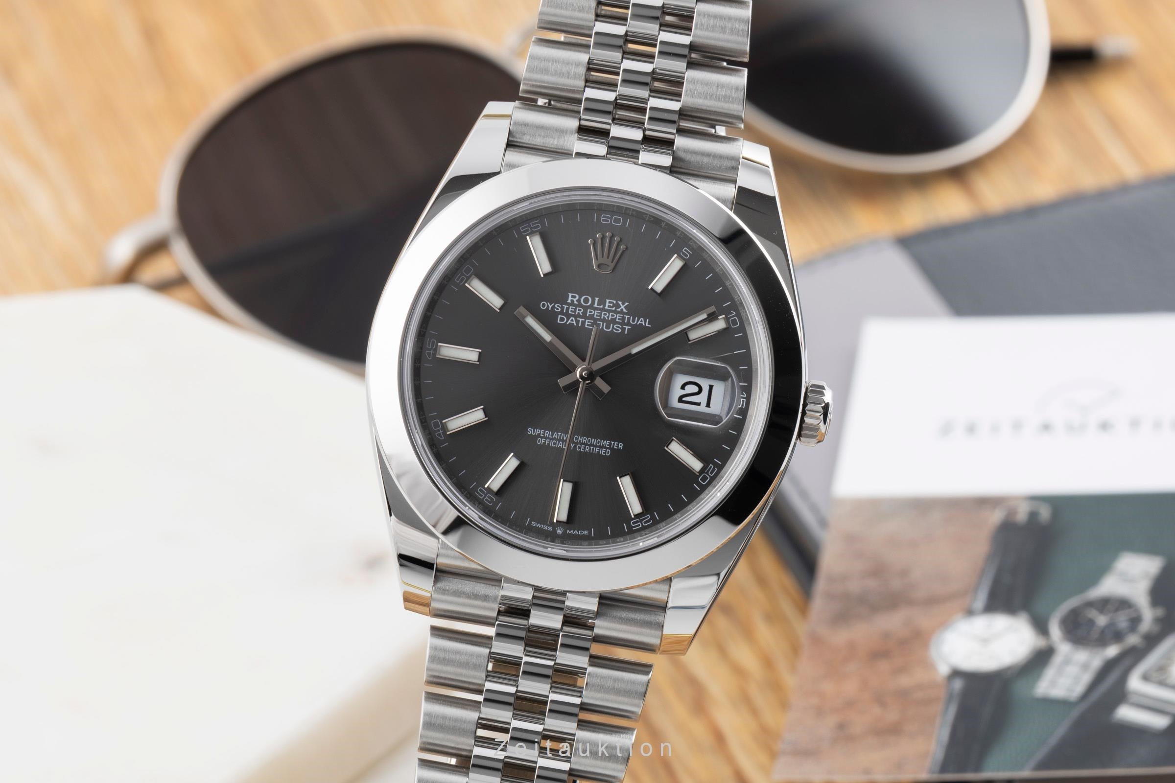 Rolex Datejust steel automatic men's watch 126300  [2600697]