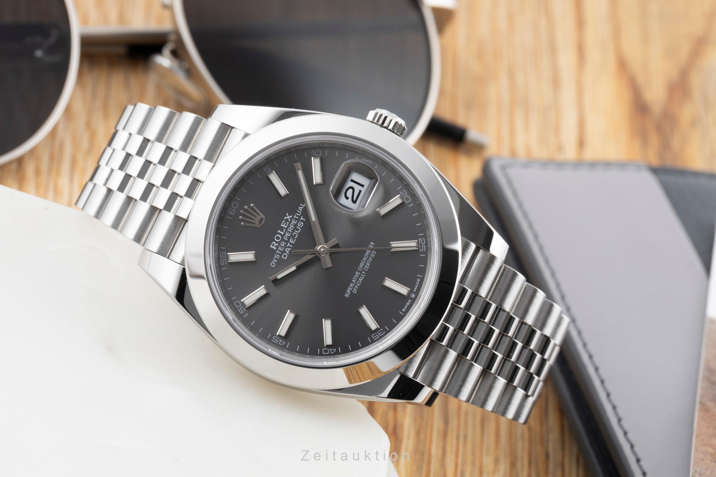 Rolex Datejust steel automatic men's watch 126300  [2600697]