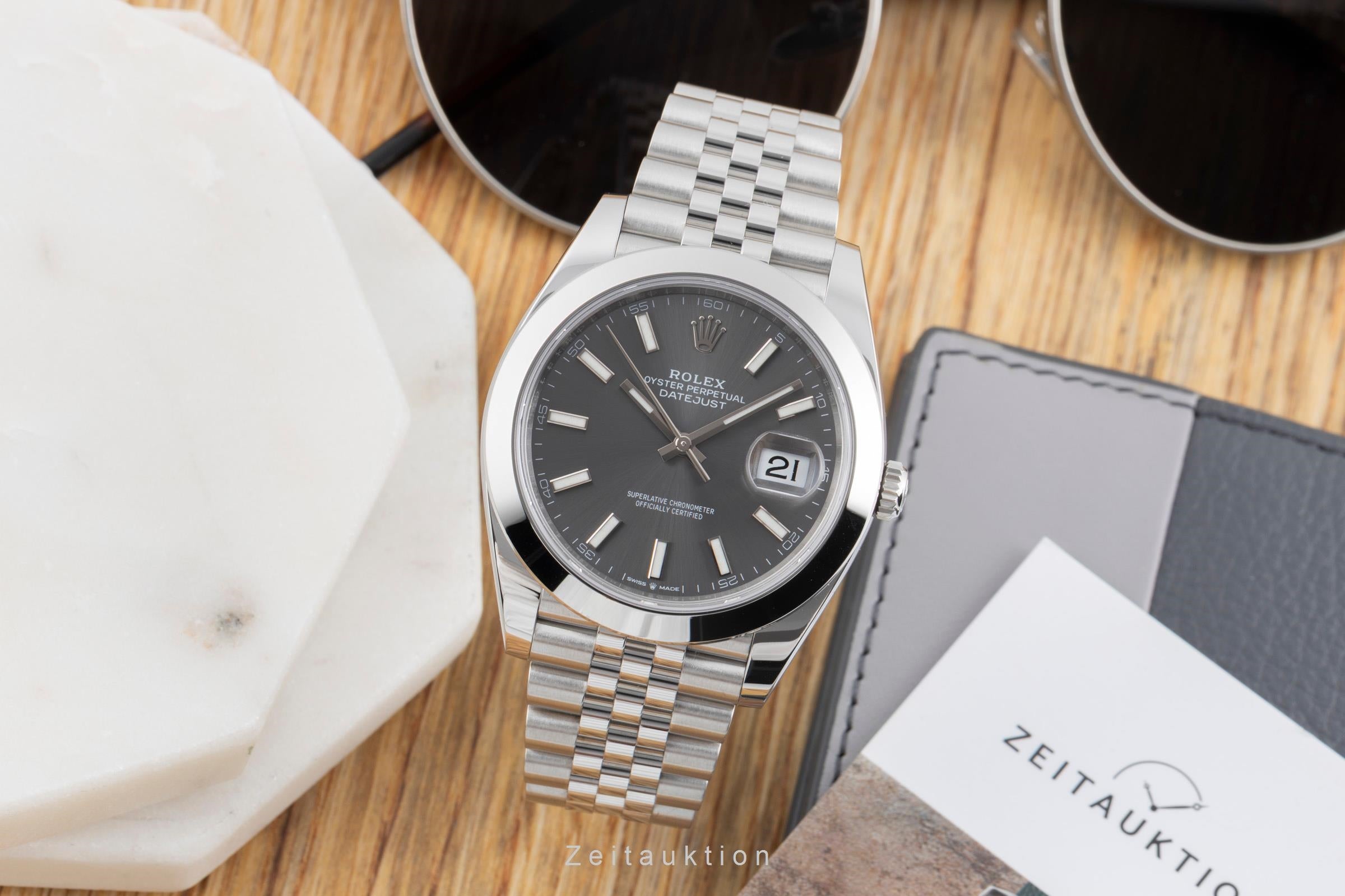 Rolex Datejust steel automatic men's watch 126300  [2600697]