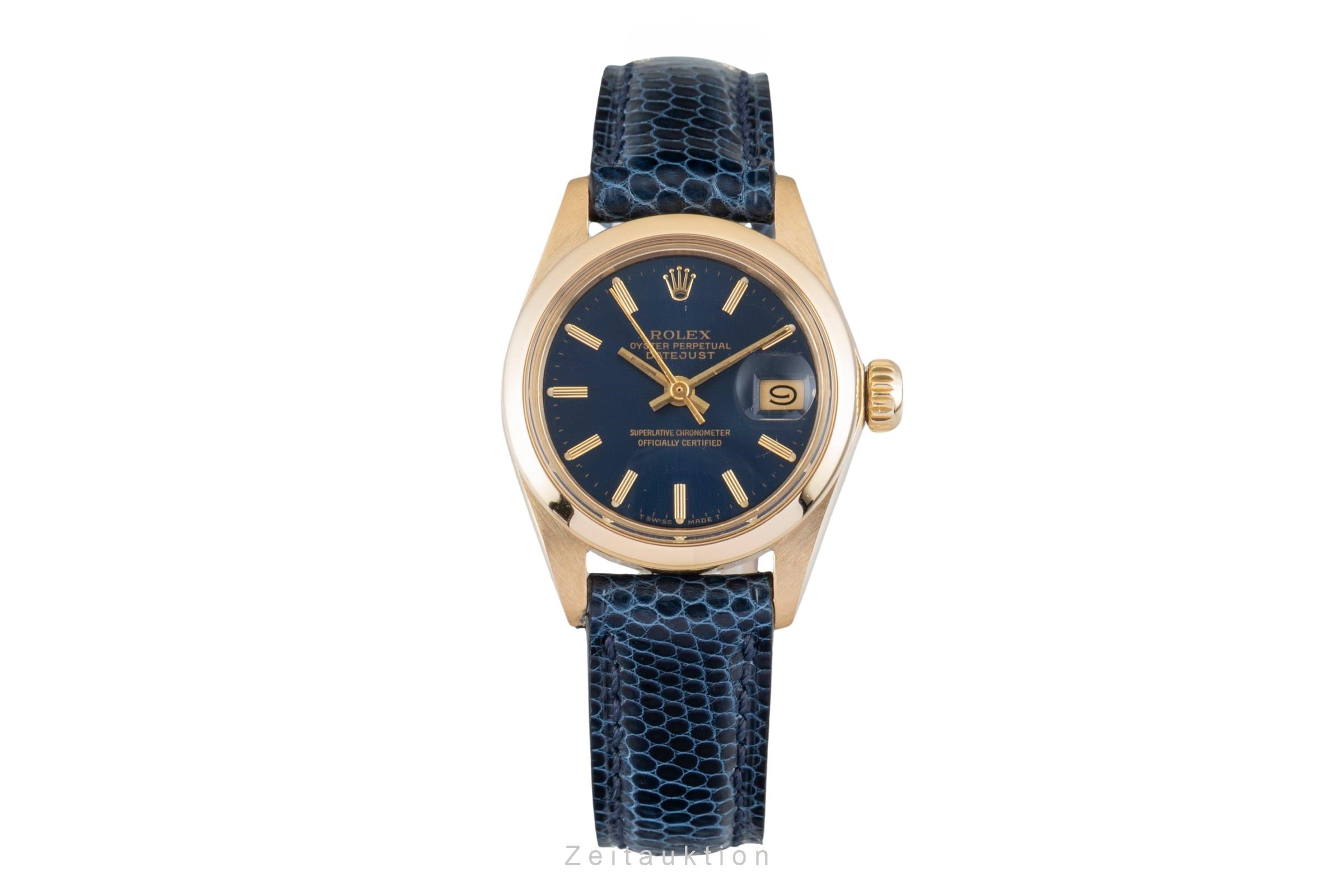 Rolex Lady Datejust 18 ct gold automatic women's watch 6916 Vintage  [2600698]