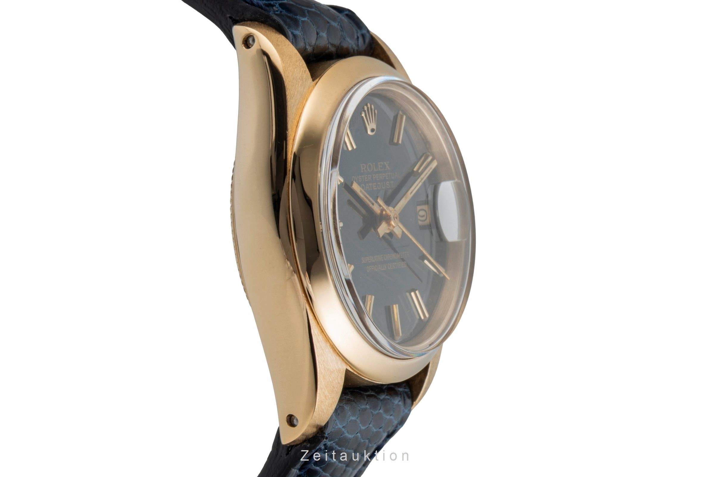 Rolex Lady Datejust 18 ct gold automatic women's watch 6916 Vintage  [2600698]