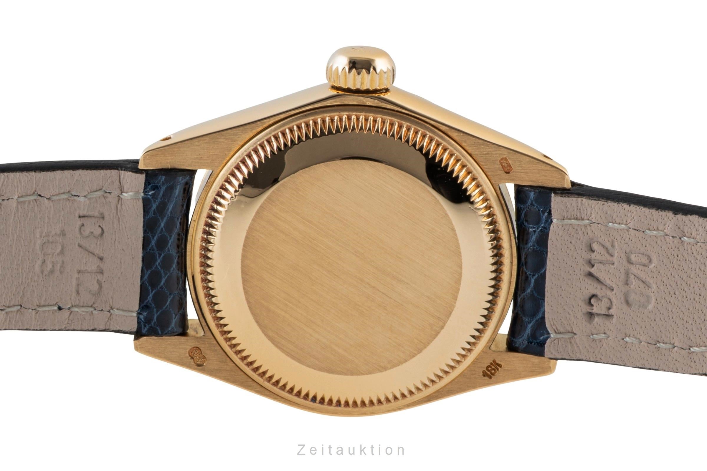 Rolex Lady Datejust 18 ct gold automatic women's watch 6916 Vintage  [2600698]