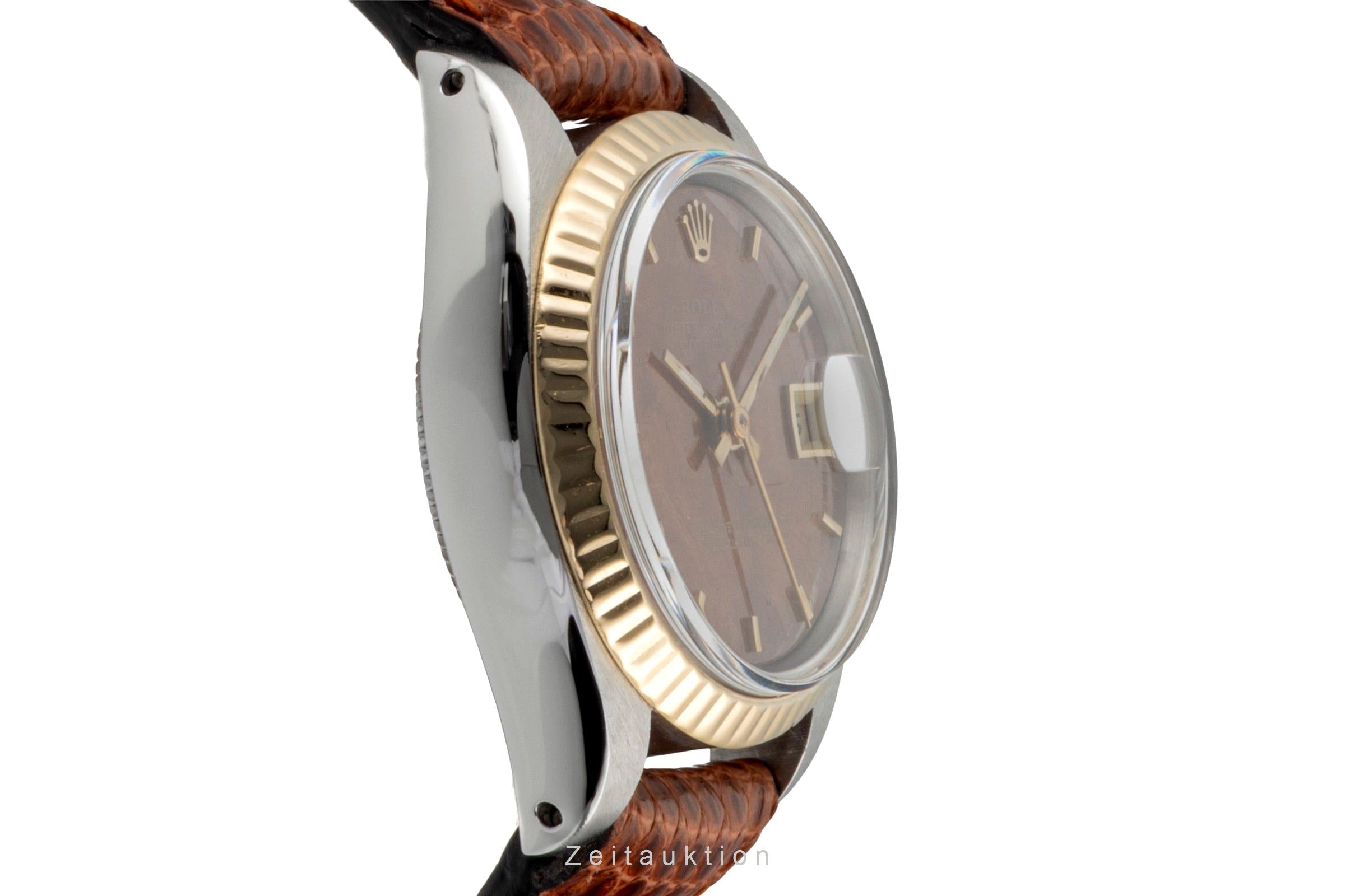Rolex Lady-Datejust Stahl / Gold  Wood Dial Automatik Ref 6917 Vintage Klassiker [2600699]