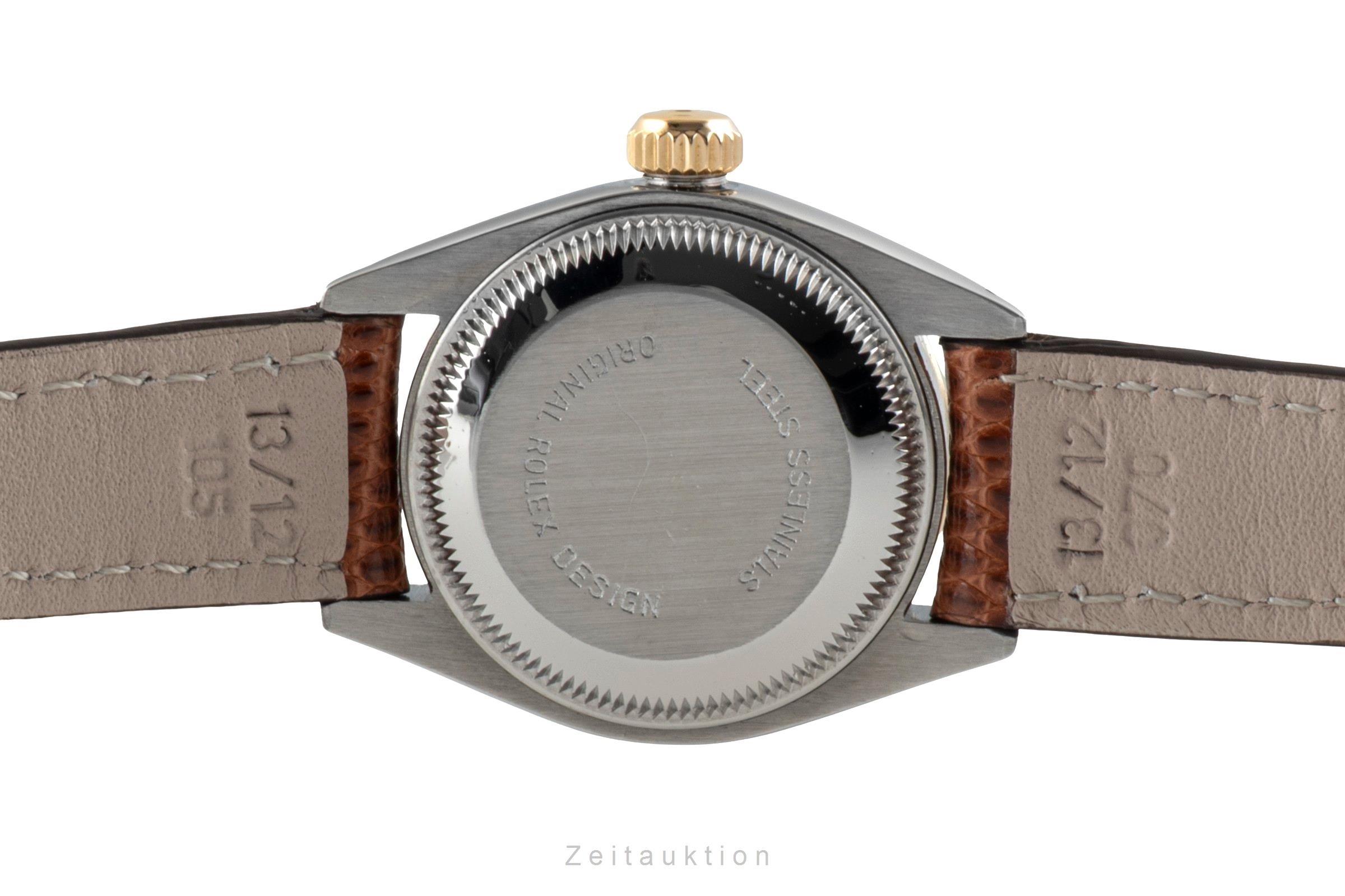 Rolex Lady-Datejust Stahl / Gold  Wood Dial Automatik Ref 6917 Vintage Klassiker [2600699]