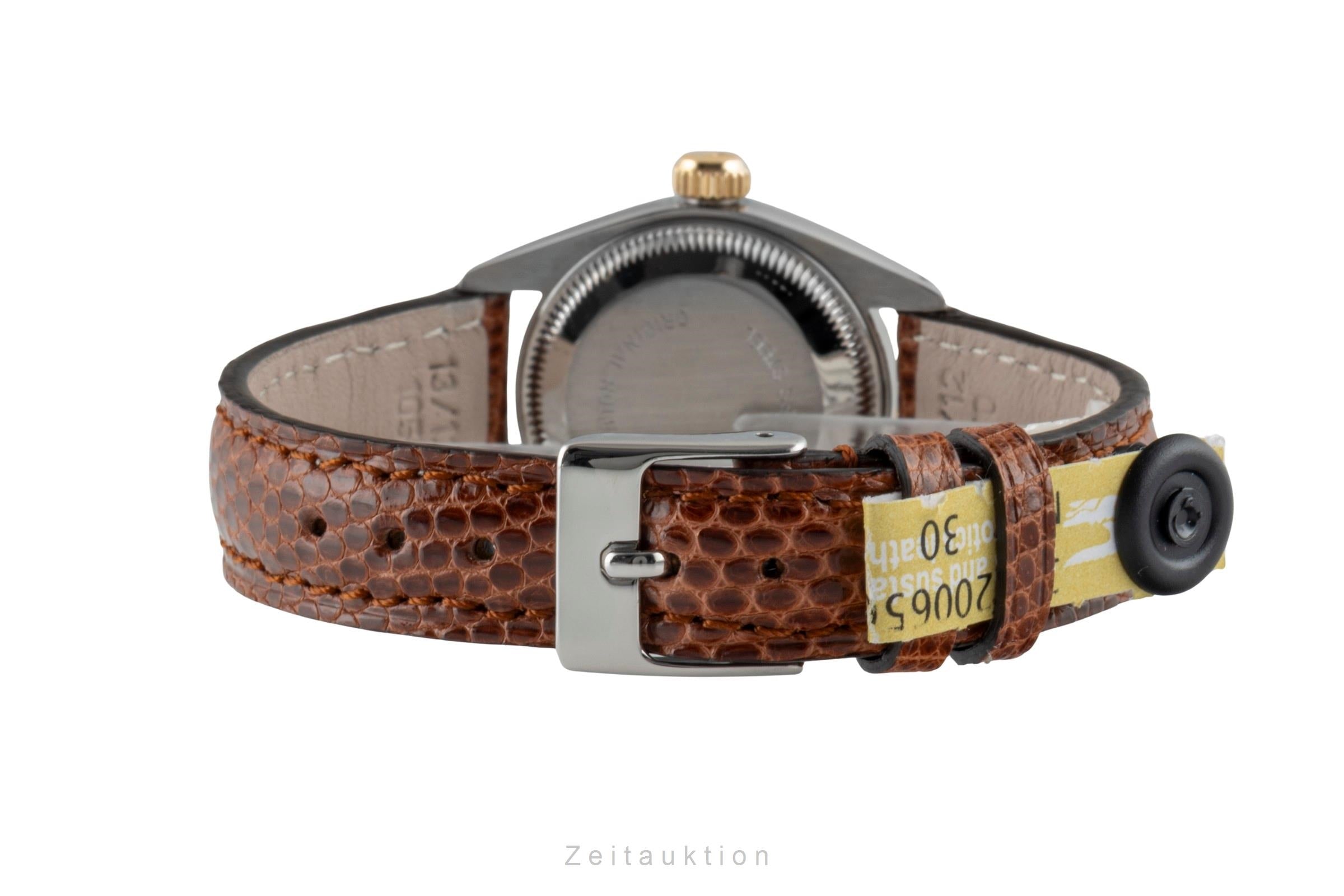 Rolex Lady-Datejust Stahl / Gold  Wood Dial Automatik Ref 6917 Vintage Klassiker [2600699]