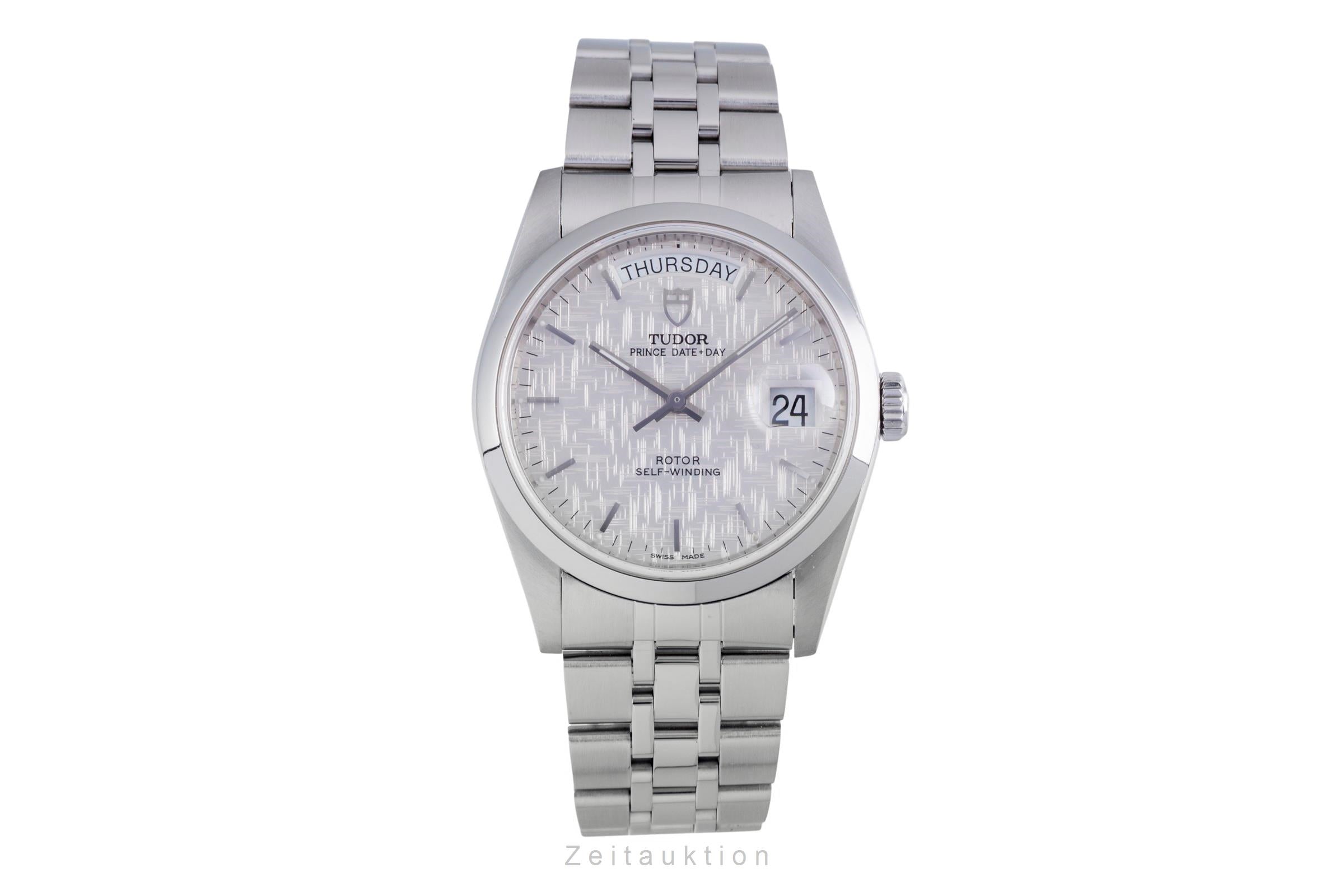 Tudor Date-Day steel automatic men's watch 76200  [2600700]