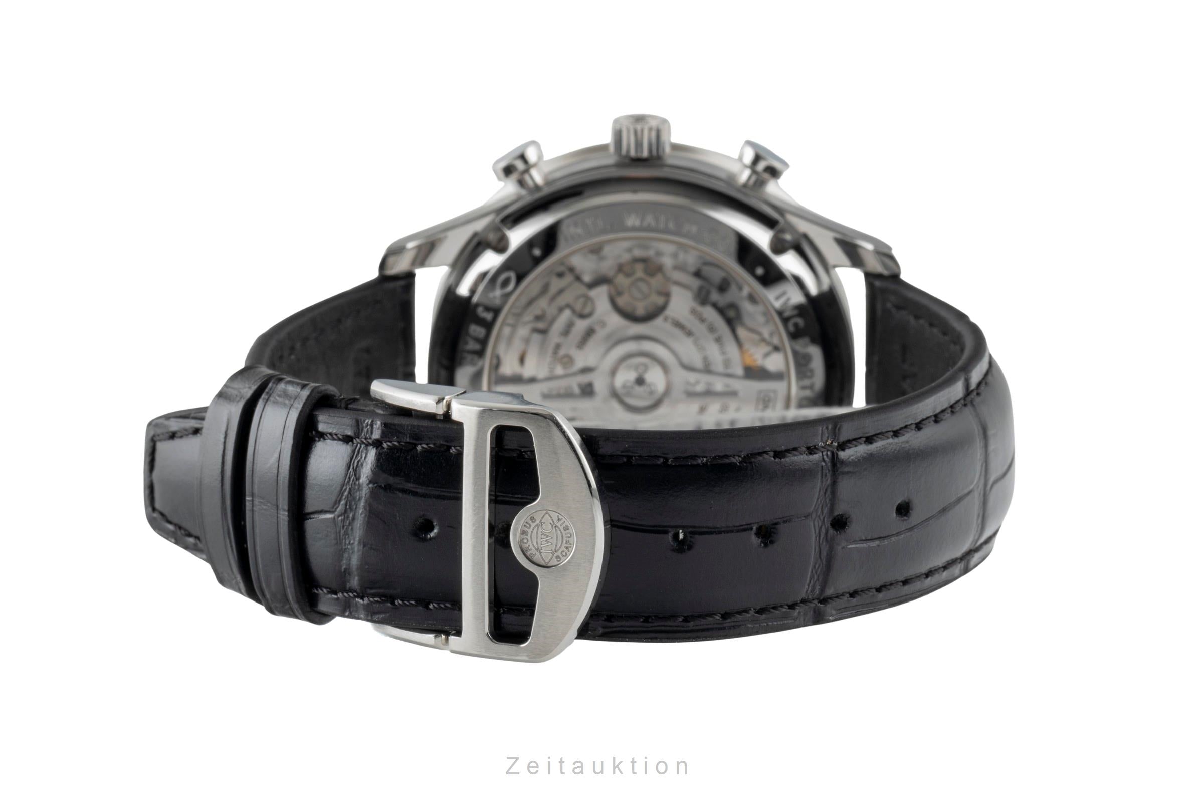 IWC Portugieser chronograph steel automatic men's watch IW371609 LP: 9100EUR  [2600701]