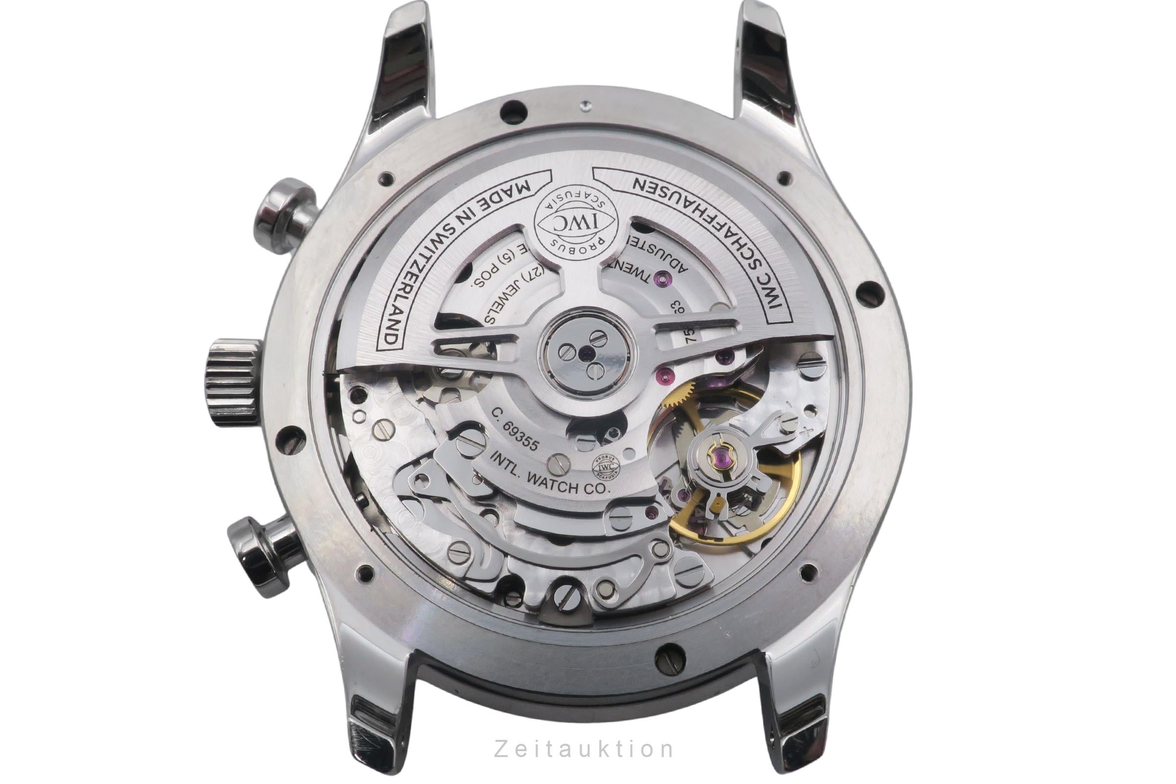 IWC Portugieser chronograph steel automatic men's watch IW371609 LP: 9100EUR  [2600701]