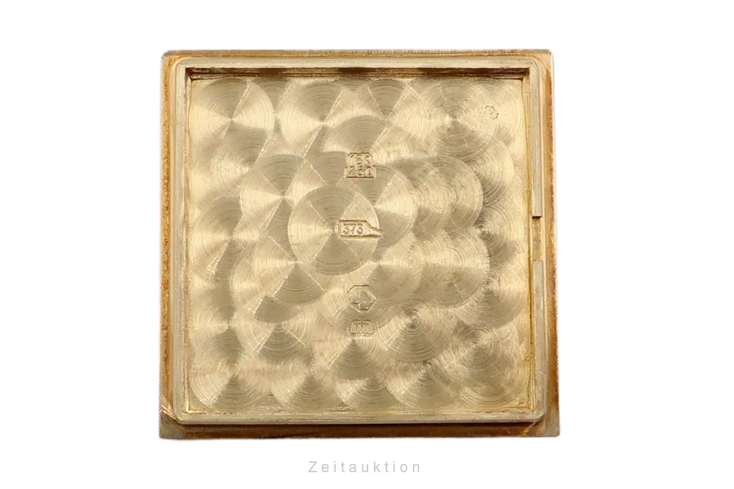 Nomos Glashütte Tetra 18K Gold (0,750) Handaufzug Herrenuhr Ref. 401 B&P 1997 [2600704]