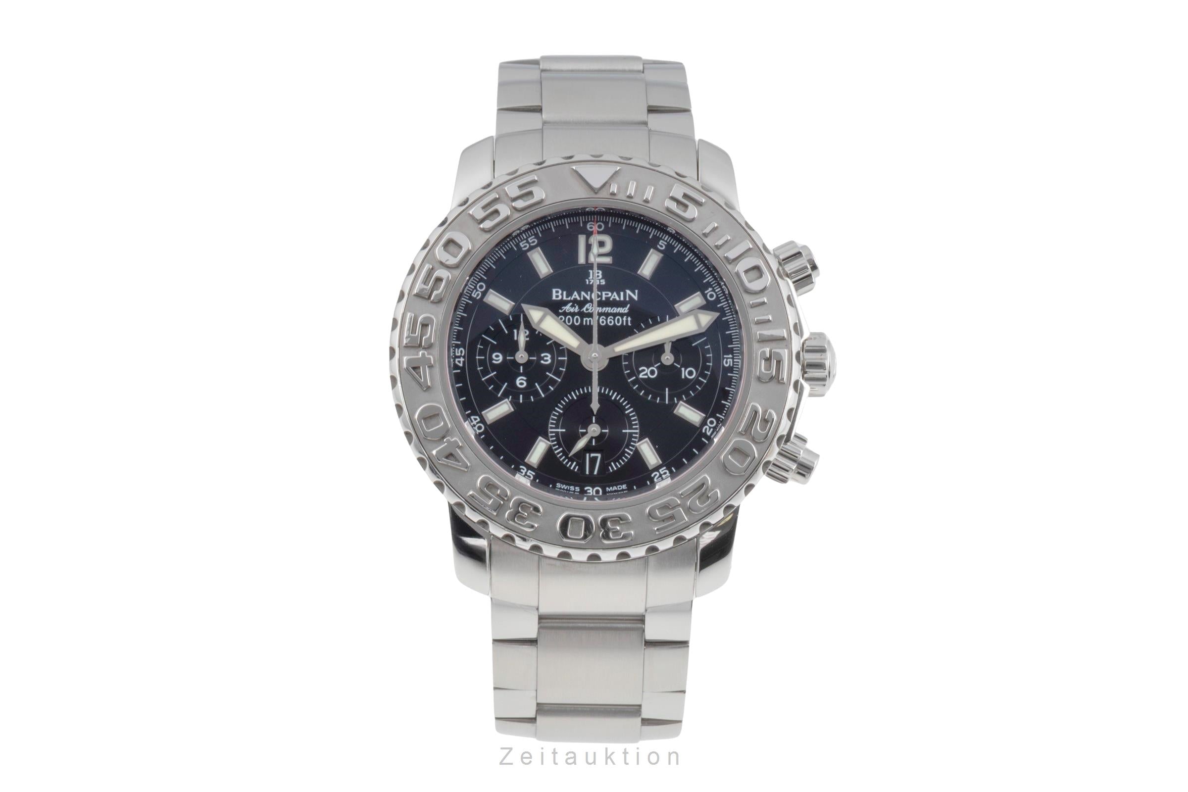 Blancpain Air Command chronograph steel automatic men's watch 2285F-1130  [2600707]