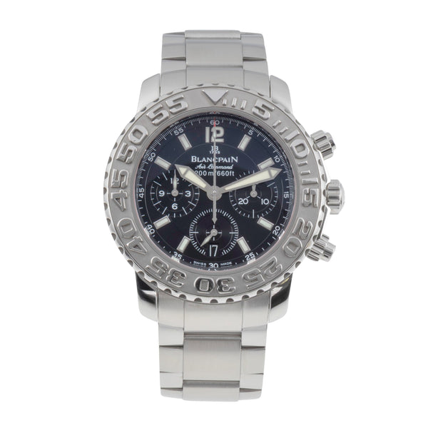 Blancpain Air Command chronograph steel automatic men's watch 2285F-1130  [2600707]