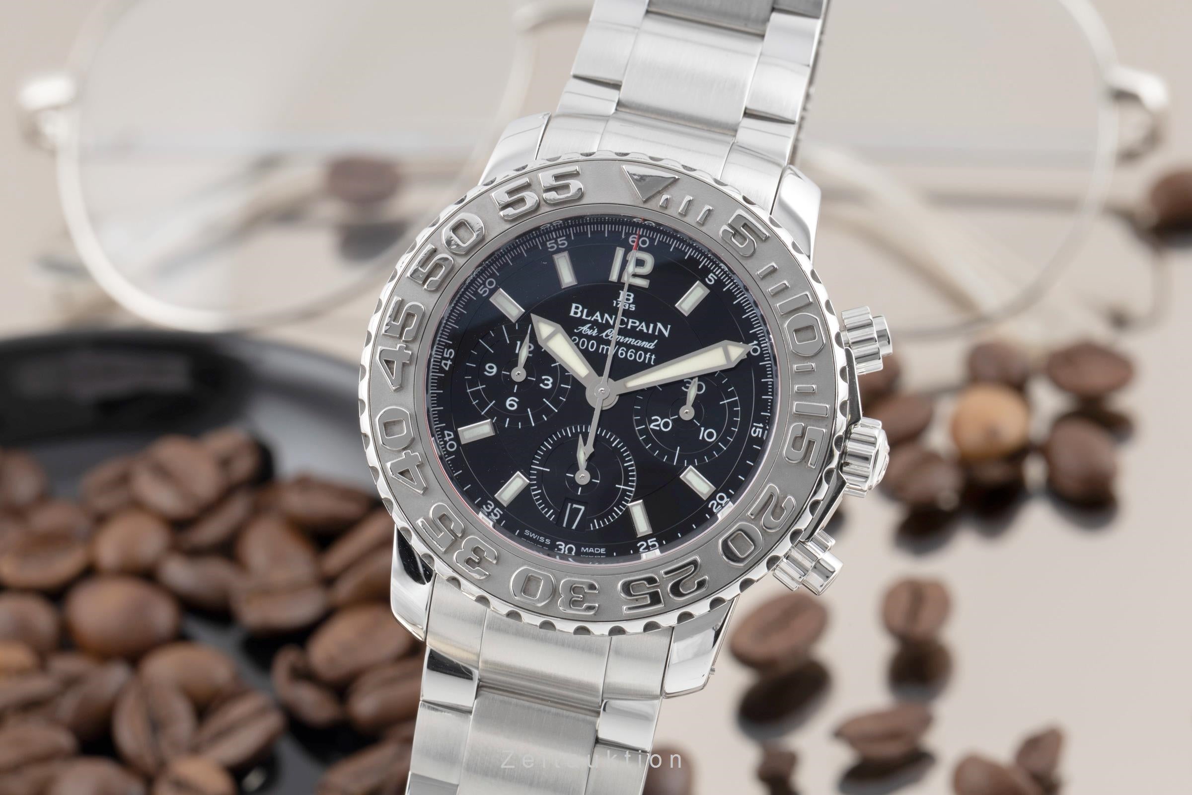 Blancpain Air Command chronograph steel automatic men's watch 2285F-1130  [2600707]