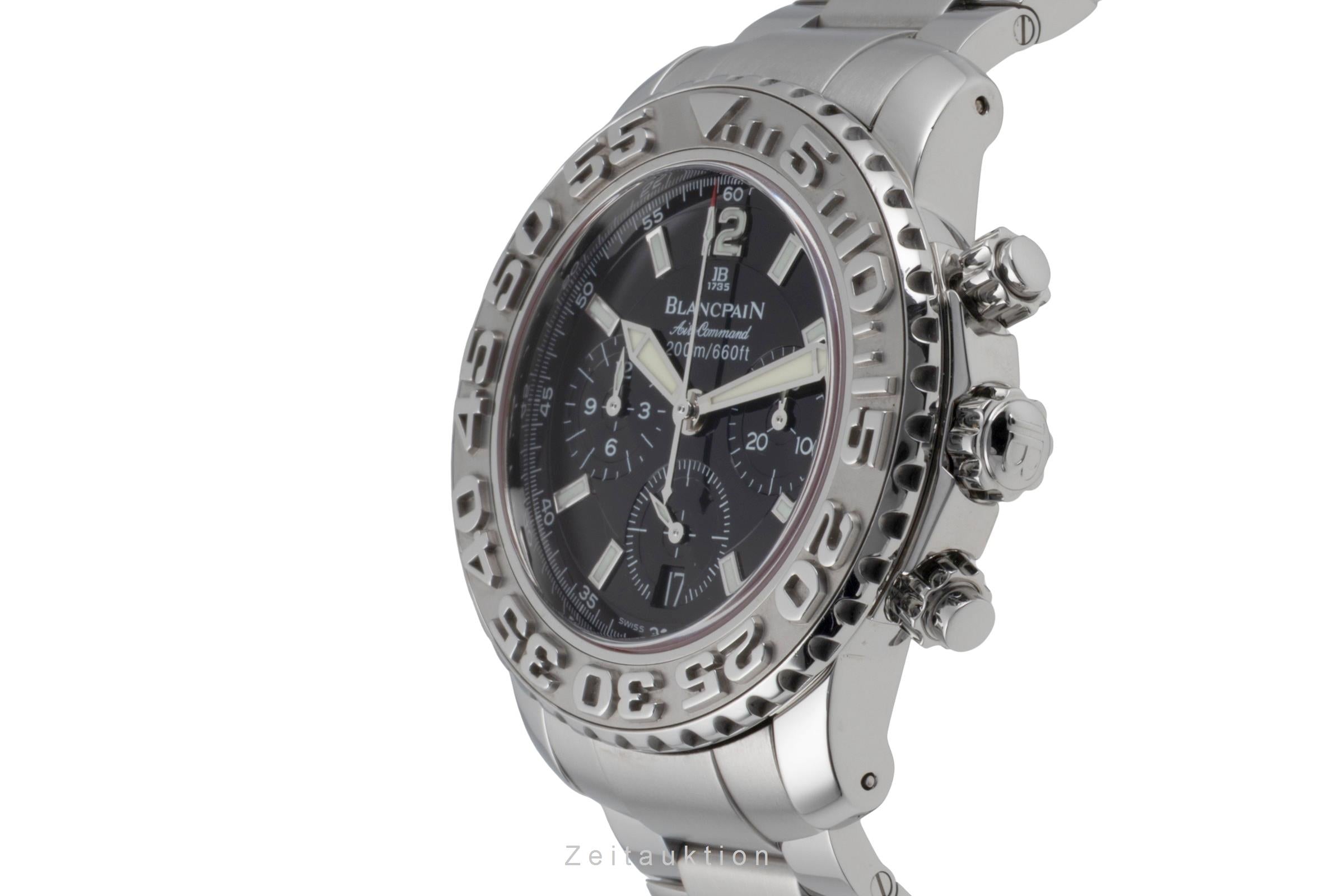 Blancpain Air Command chronograph steel automatic men's watch 2285F-1130  [2600707]