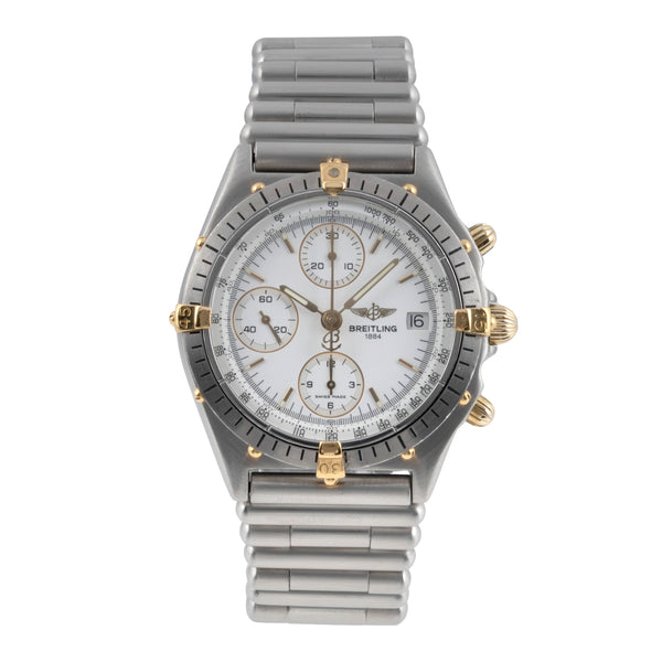 Breitling Chronomat cronógrafo acero / oro automático reloj para caballeros 81950 A  [2600709]