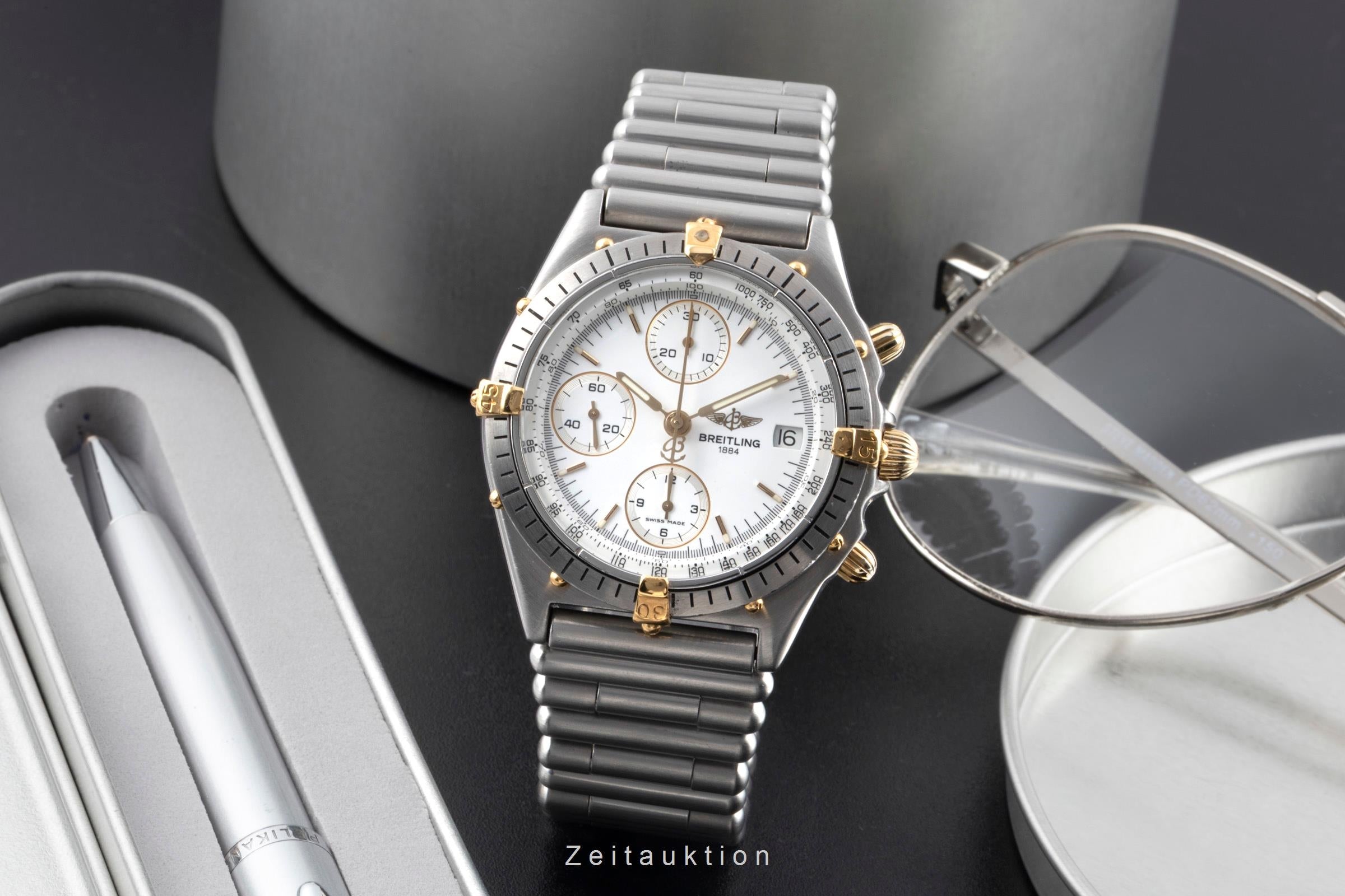 Breitling Chronomat cronógrafo acero / oro automático reloj para caballeros 81950 A  [2600709]