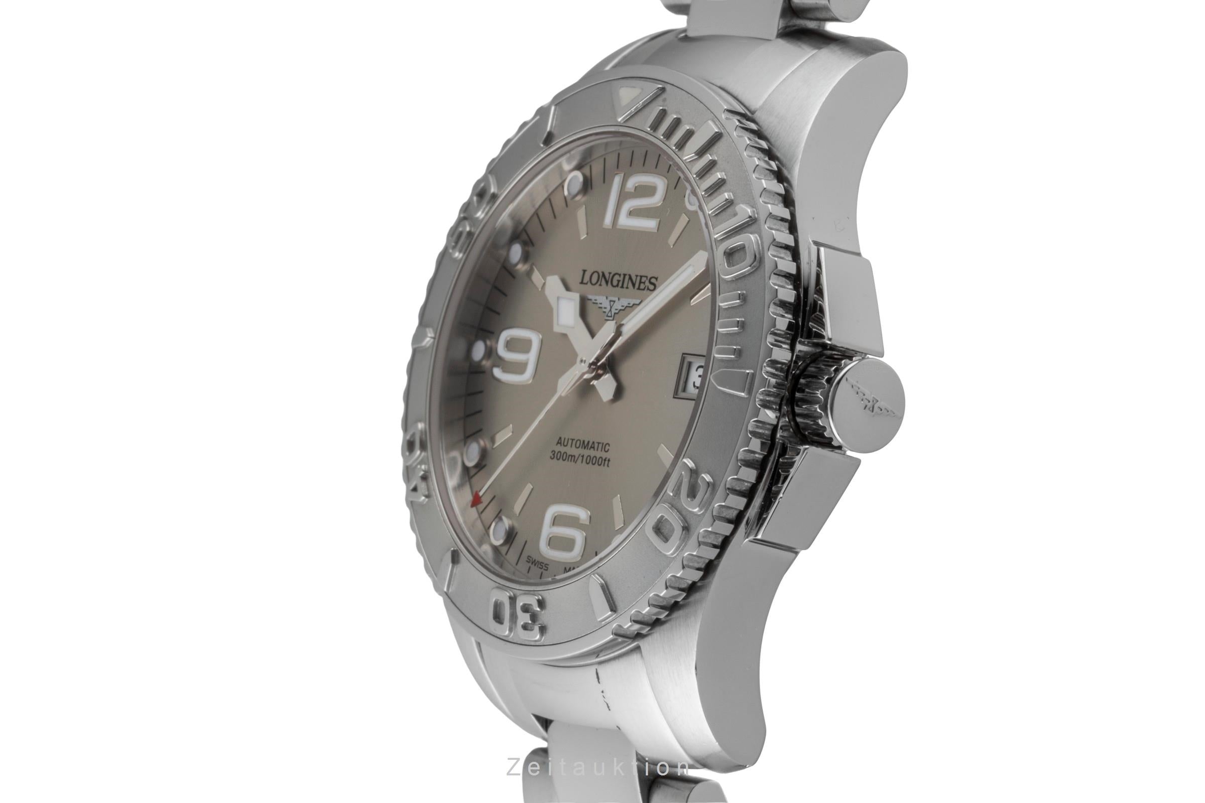 Longines Hydro Conquest acier automatique montre pour hommes L3.664.4 LP: 1950EUR  [2600712]