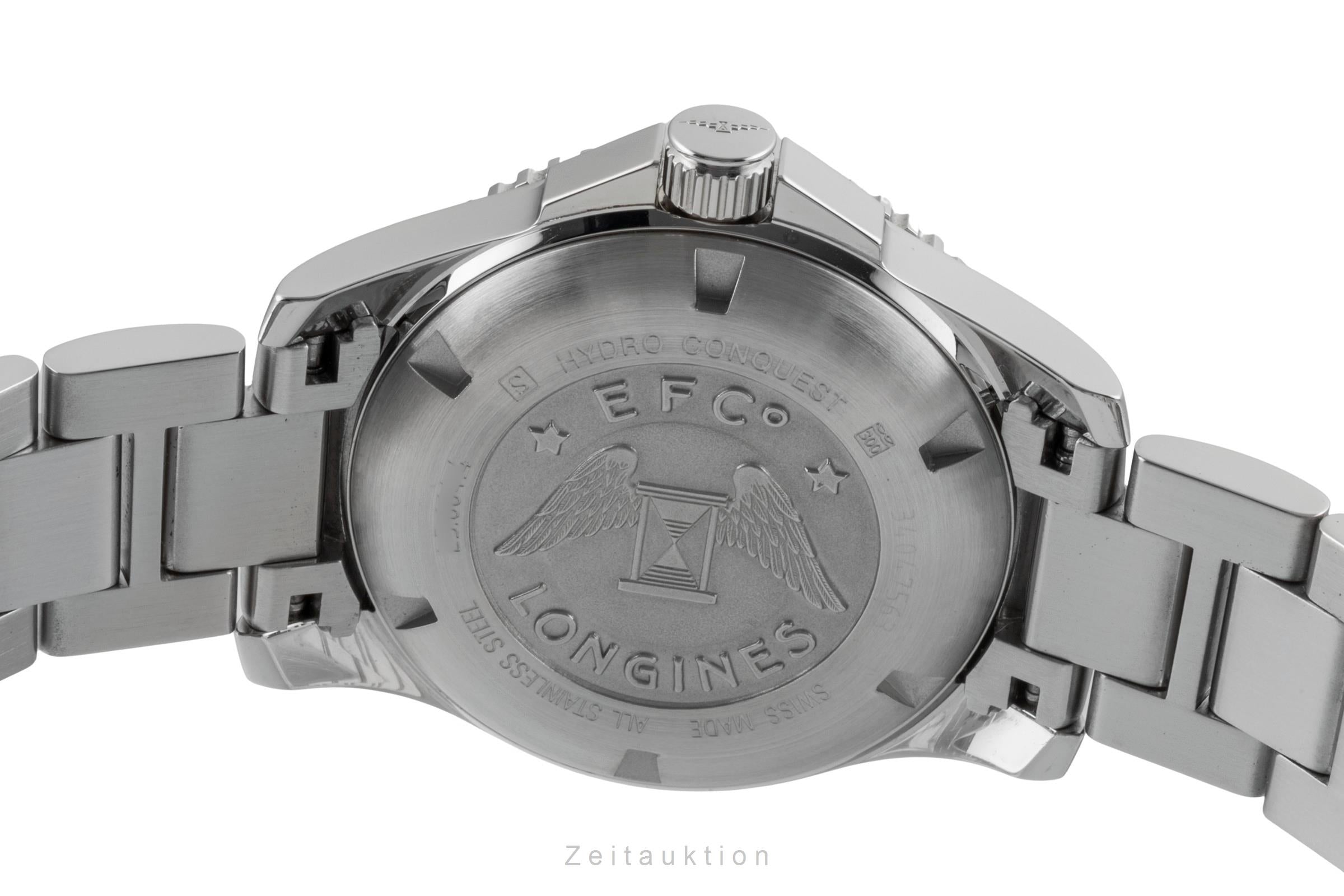 Longines Hydro Conquest acier automatique montre pour hommes L3.664.4 LP: 1950EUR  [2600712]