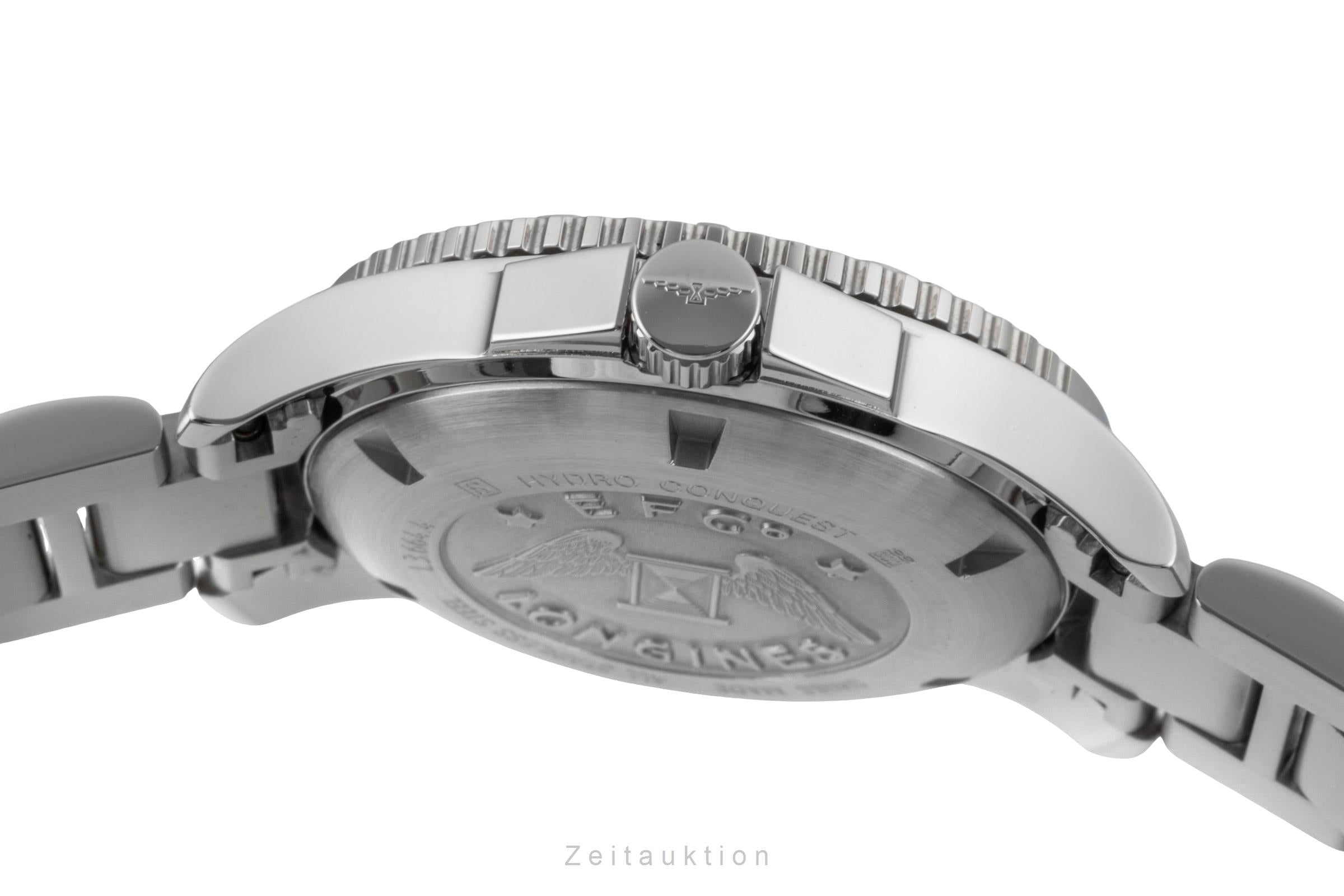 Longines Hydro Conquest acier automatique montre pour hommes L3.664.4 LP: 1950EUR  [2600712]