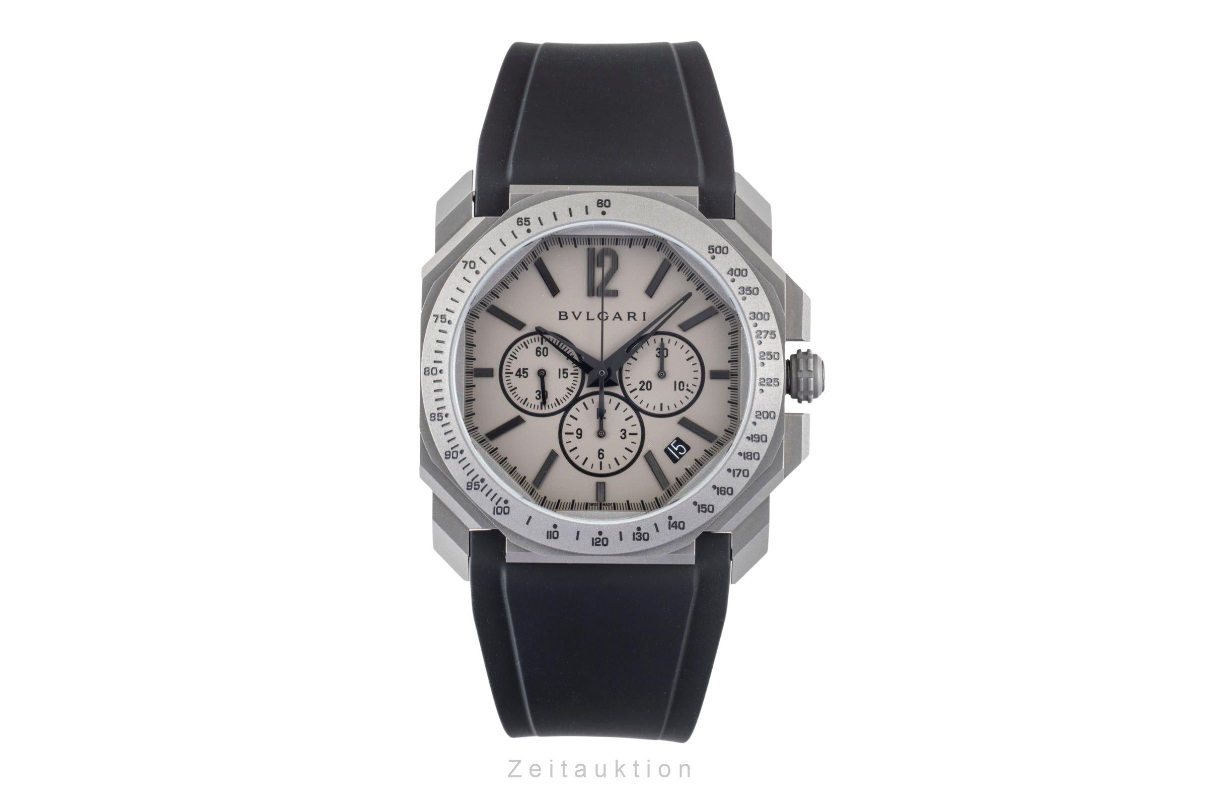 Bvlgari Octo chronograph titanium automatic Kal. BVL 328 Ref