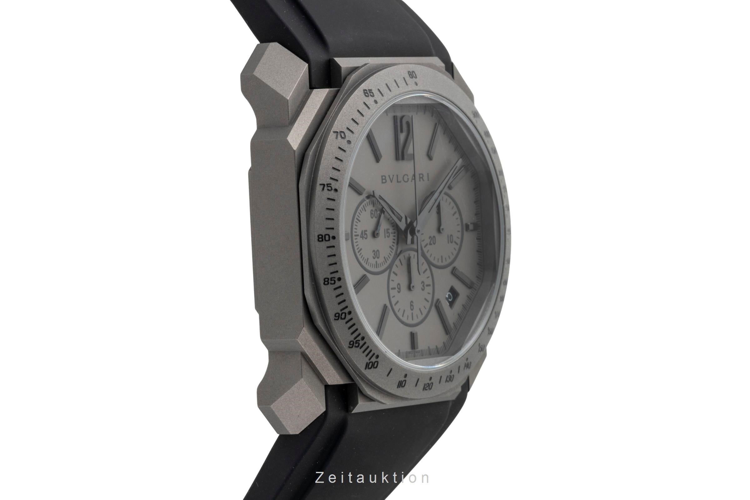 Bvlgari Octo chronograph titanium automatic Kal. BVL 328 Ref