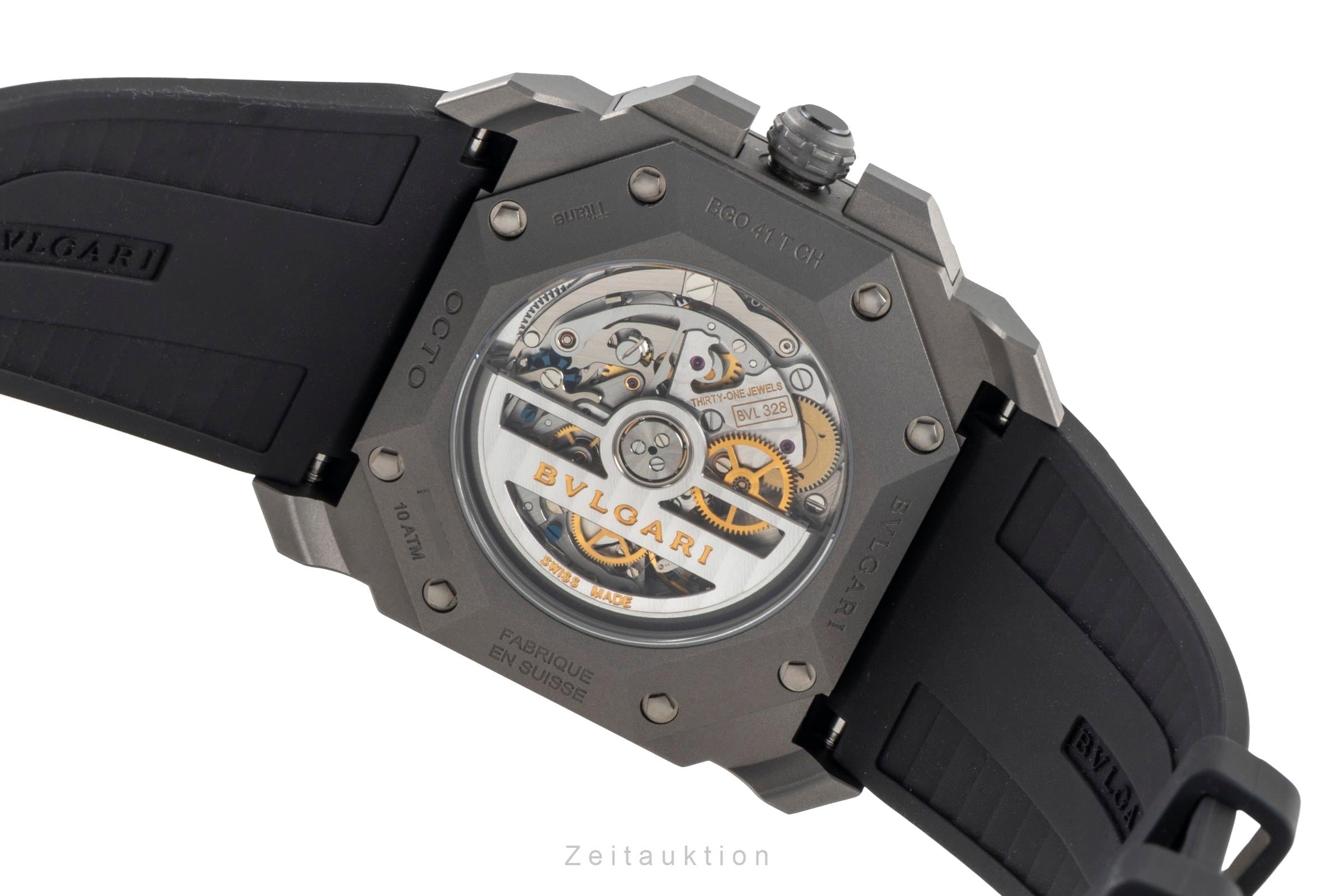 Bvlgari Octo chronograph titanium automatic Kal. BVL 328 Ref