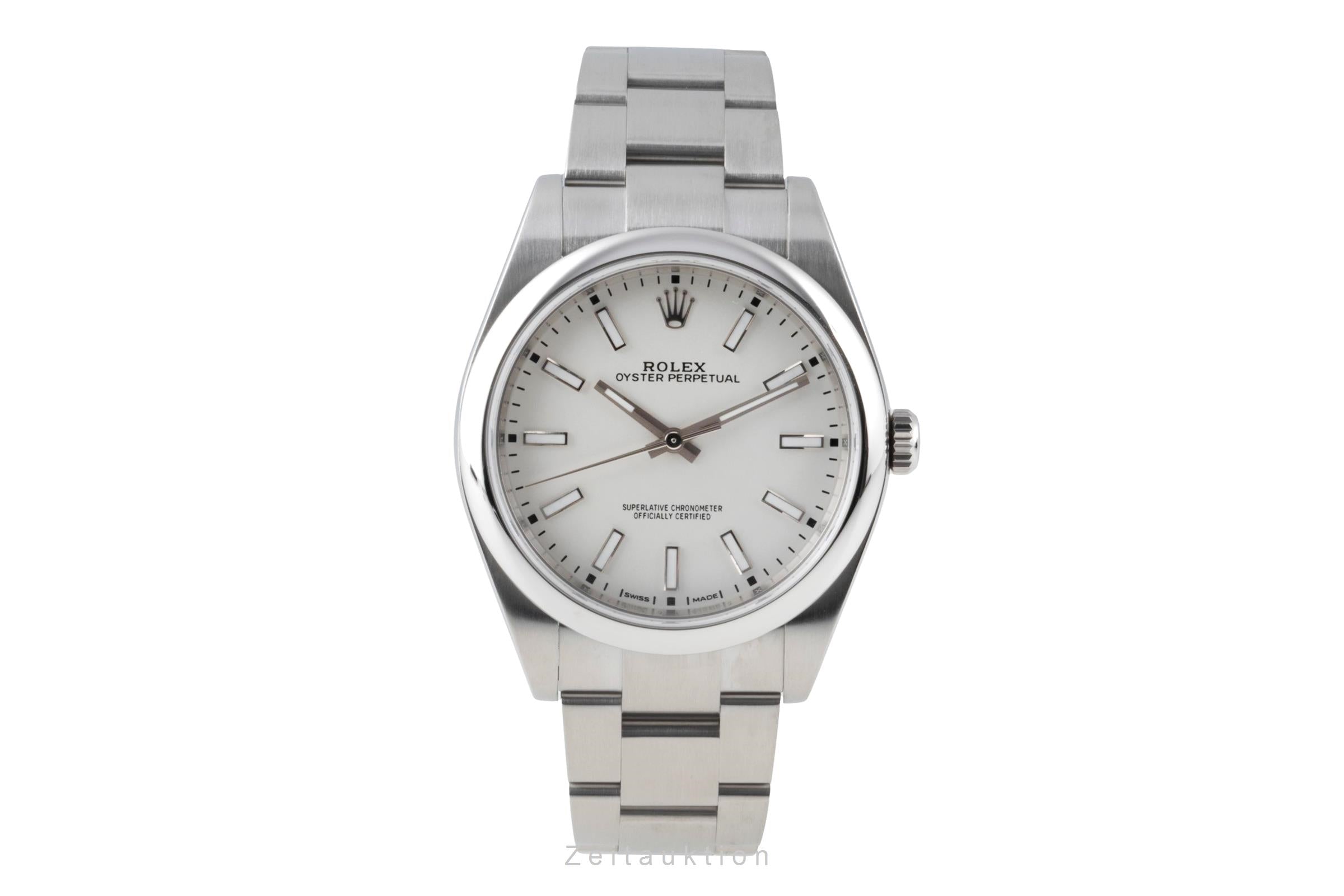 Rolex Oyster Perpetual acier automatique montre pour hommes 114300  [2600719]