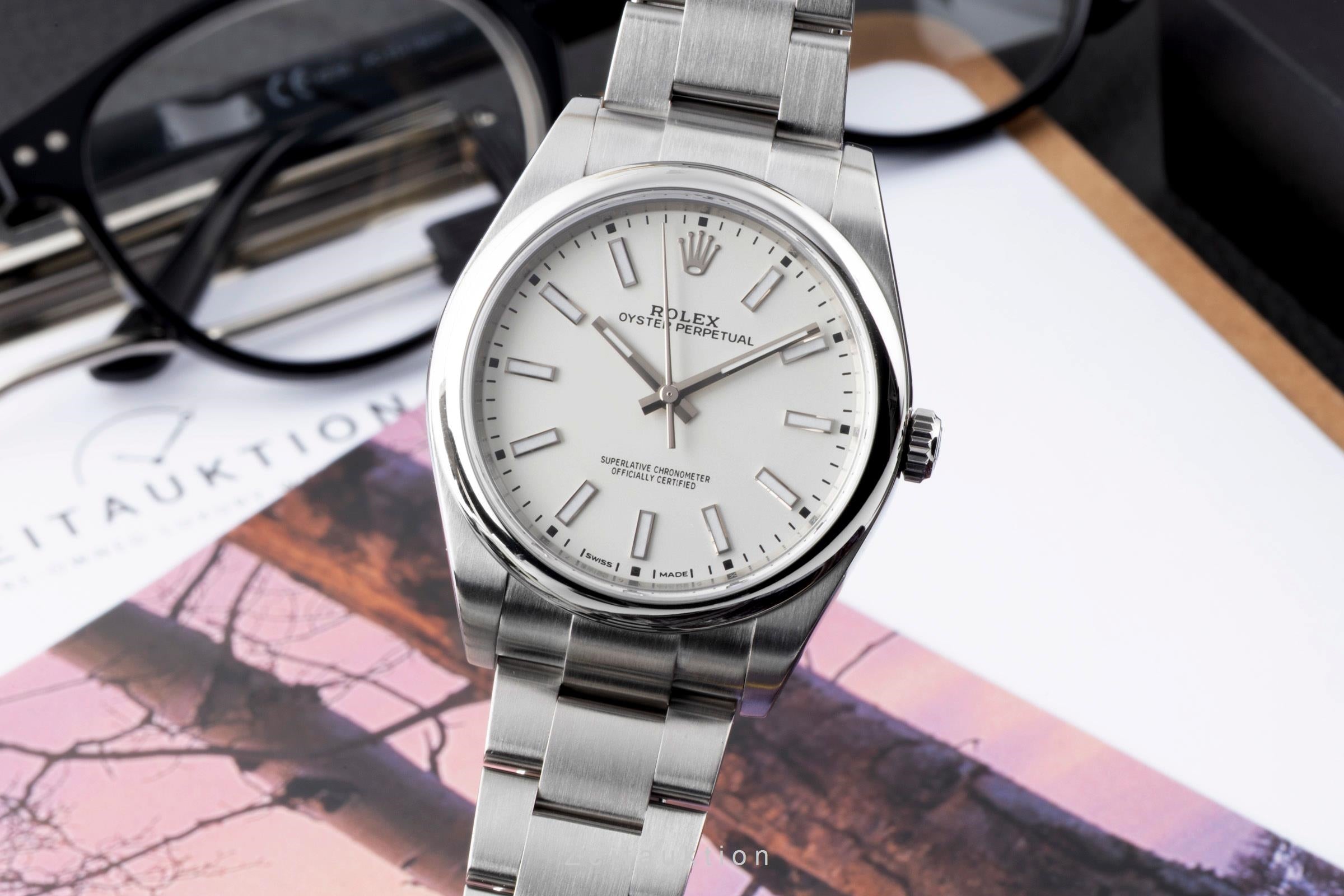 Rolex Oyster Perpetual acero automático reloj para caballeros 114300  [2600719]