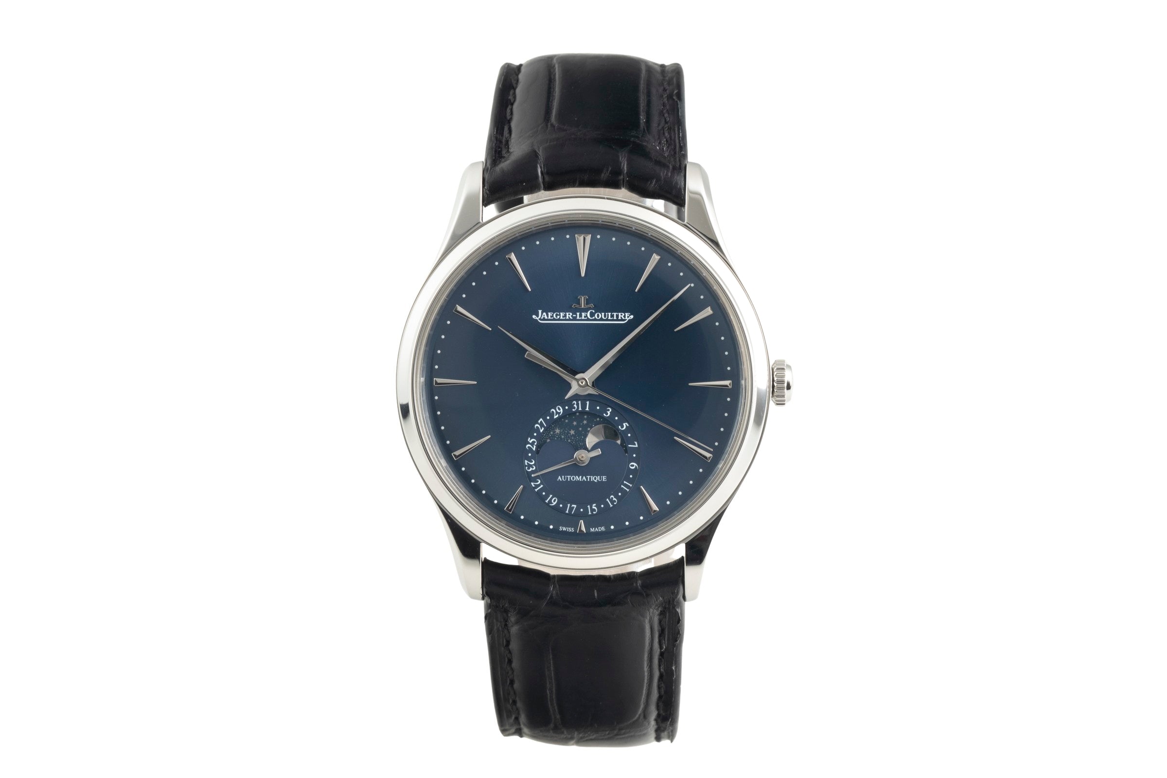 Jaeger LeCoultre Master Ultra Thin Moon Blue Automatik Q1368480 109.8.A5.S B&P [2600720]