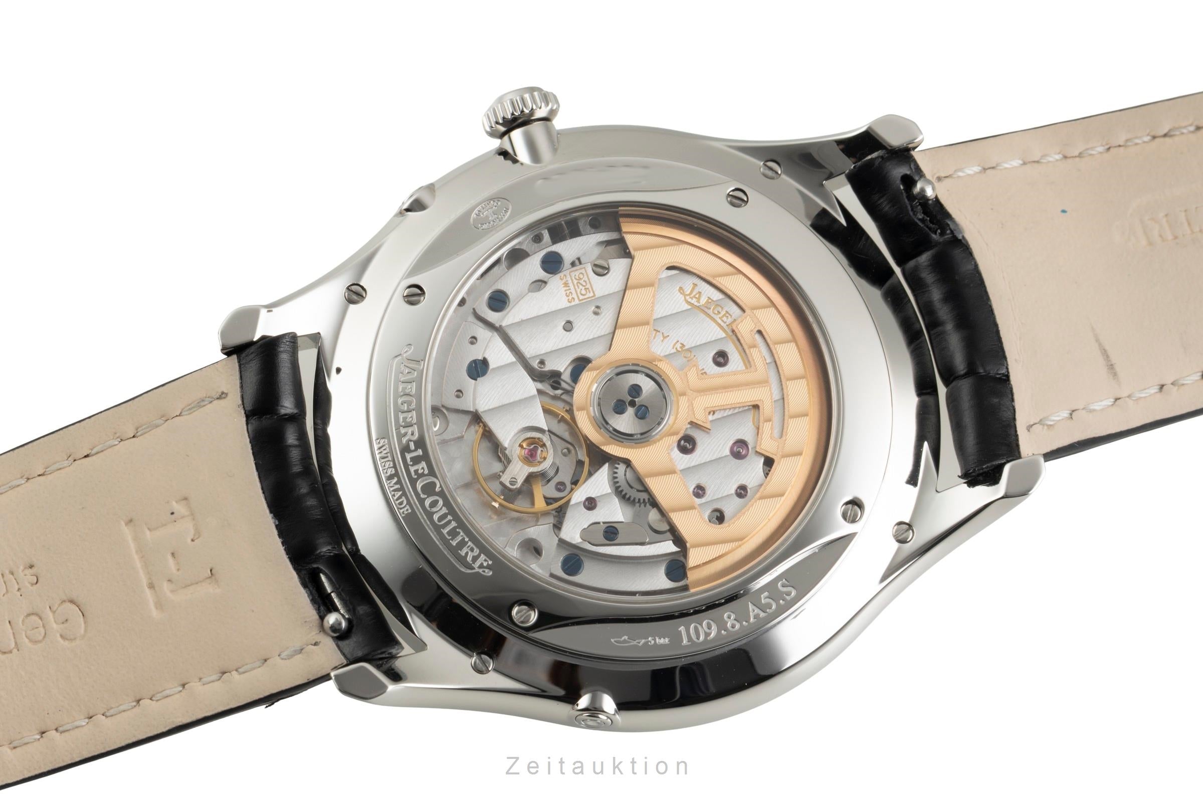 Jaeger LeCoultre Master Ultra Thin acier automatique montre pour hommes Q1368480 , 109.8.A5.S LP: 12500EUR  [2600720]