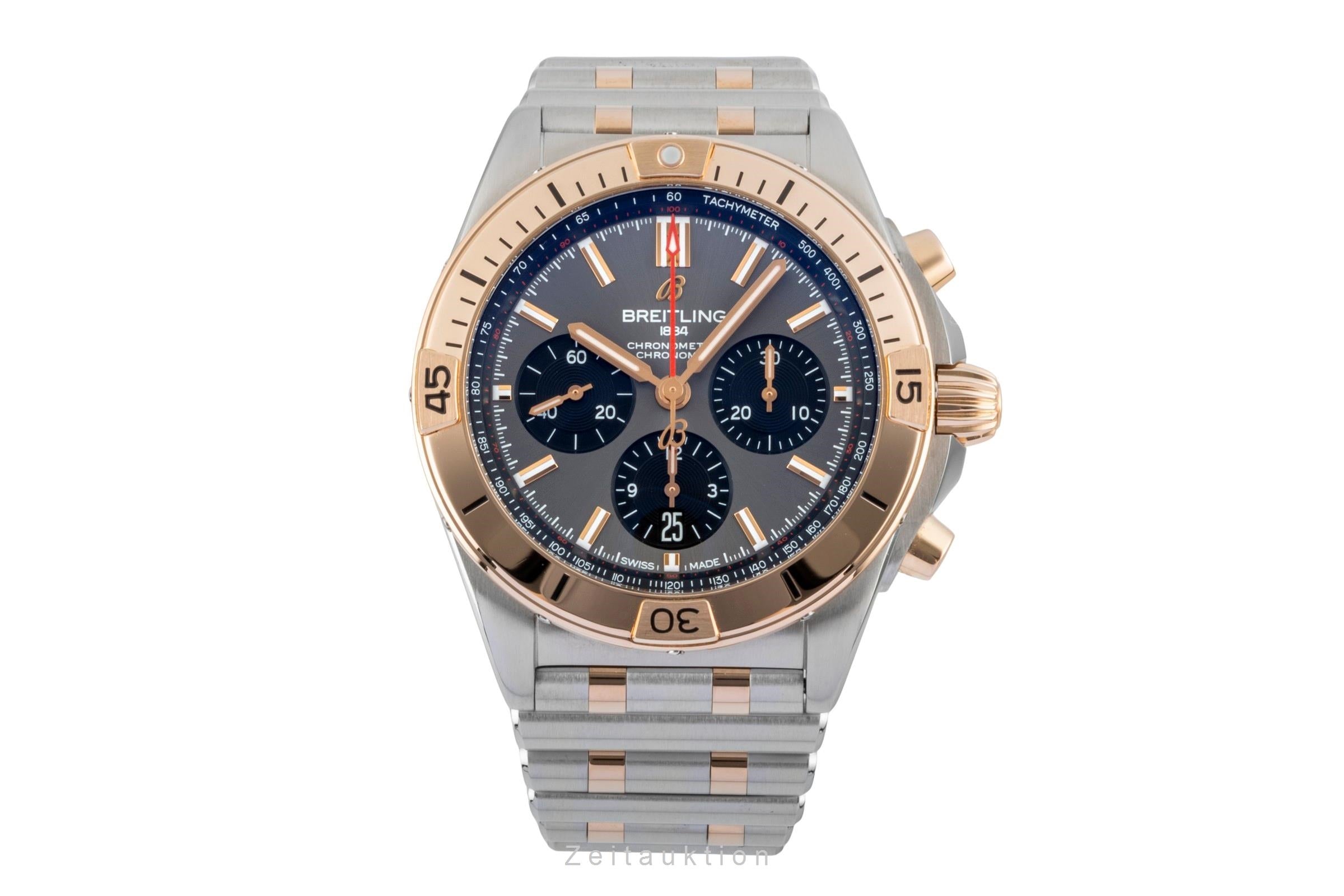 Breitling Chronomat 42 B01 Stahl / Gold Automatik Ref. UB0134101B1U1 NP: 14200 € [2600722]