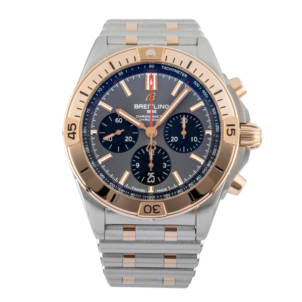 Breitling Chronomat 42 B01 Stahl / Gold Automatik Ref. UB0134101B1U1 NP: 14200 € [2600722]