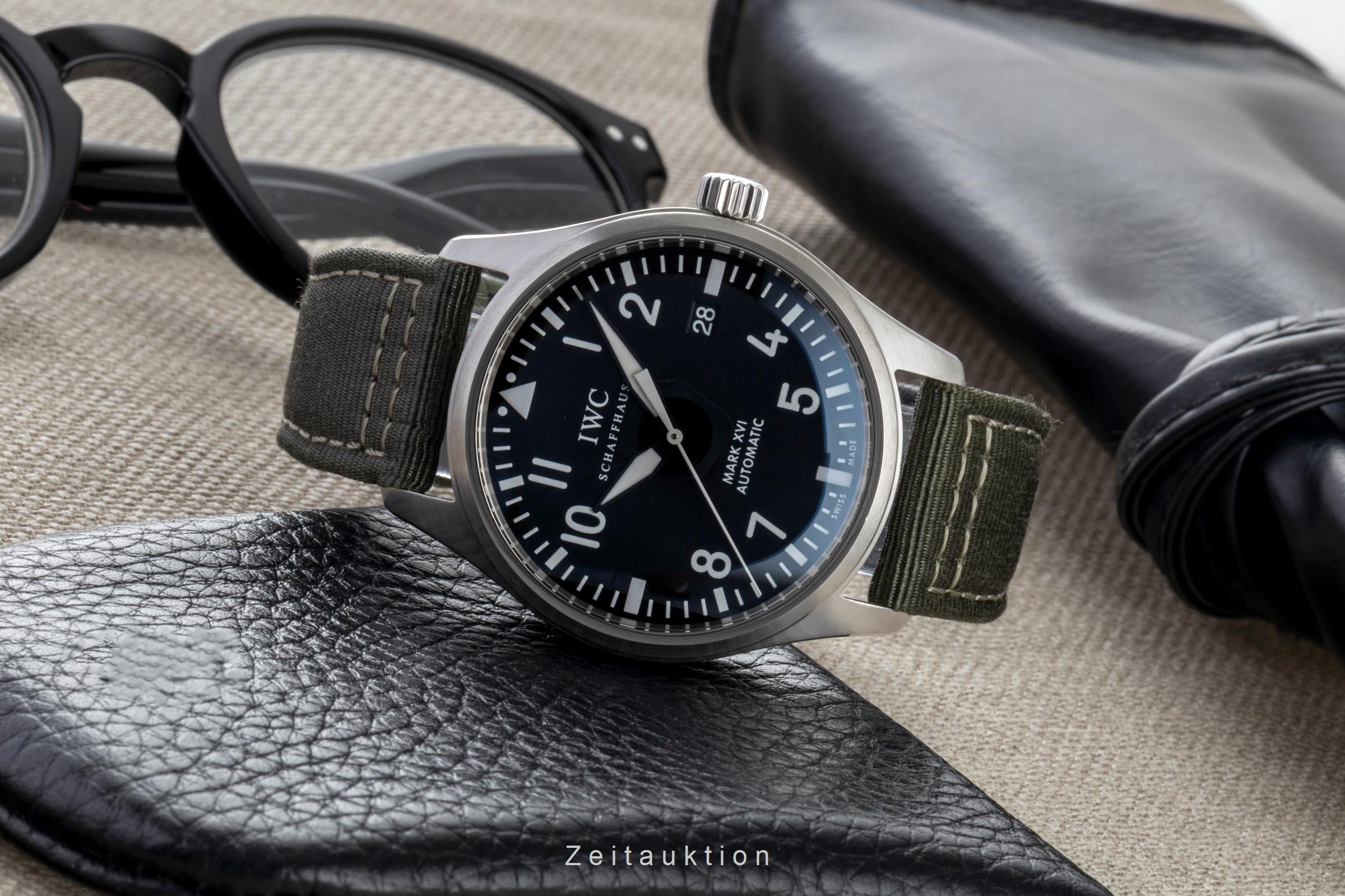 IWC Mark XVI steel automatic men's watch IW325501 LP: 5700EUR  [2600724]