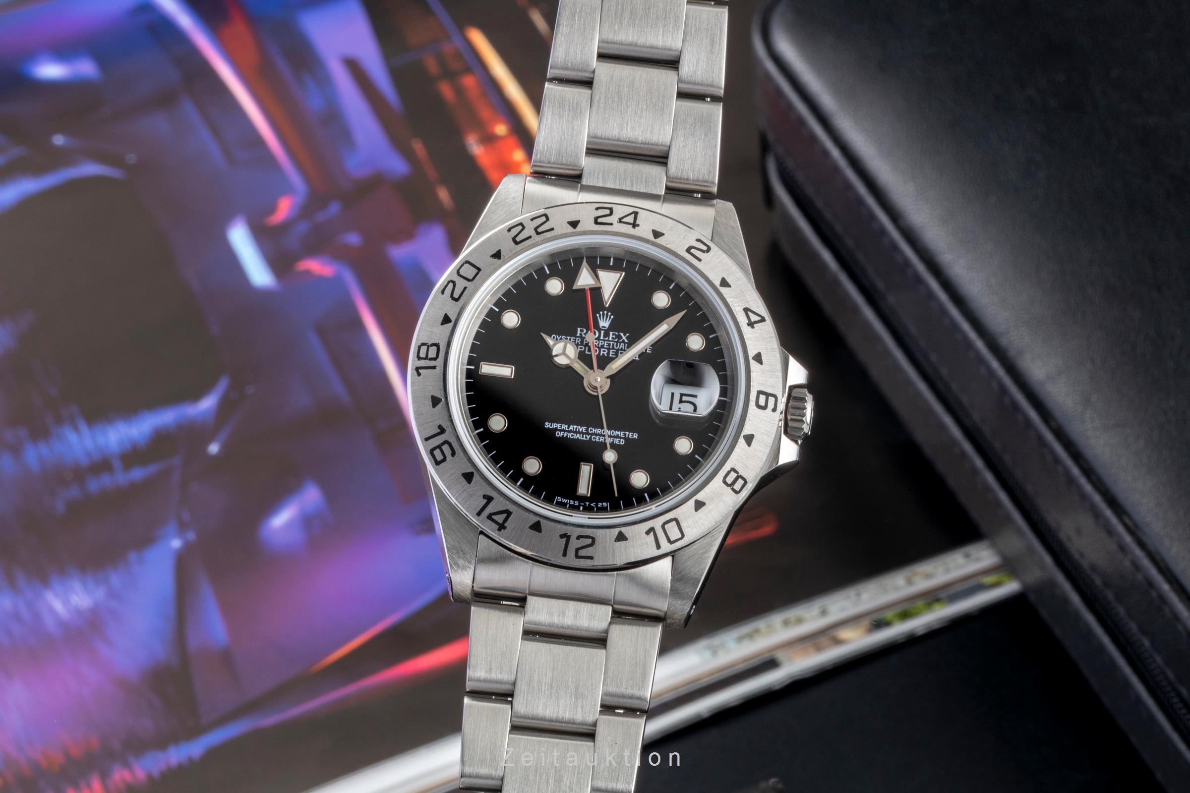 Rolex Explorer II Black Dial Edelstahl Automatik Herrenuhr Ref. 16570 T-Serie [2600726]